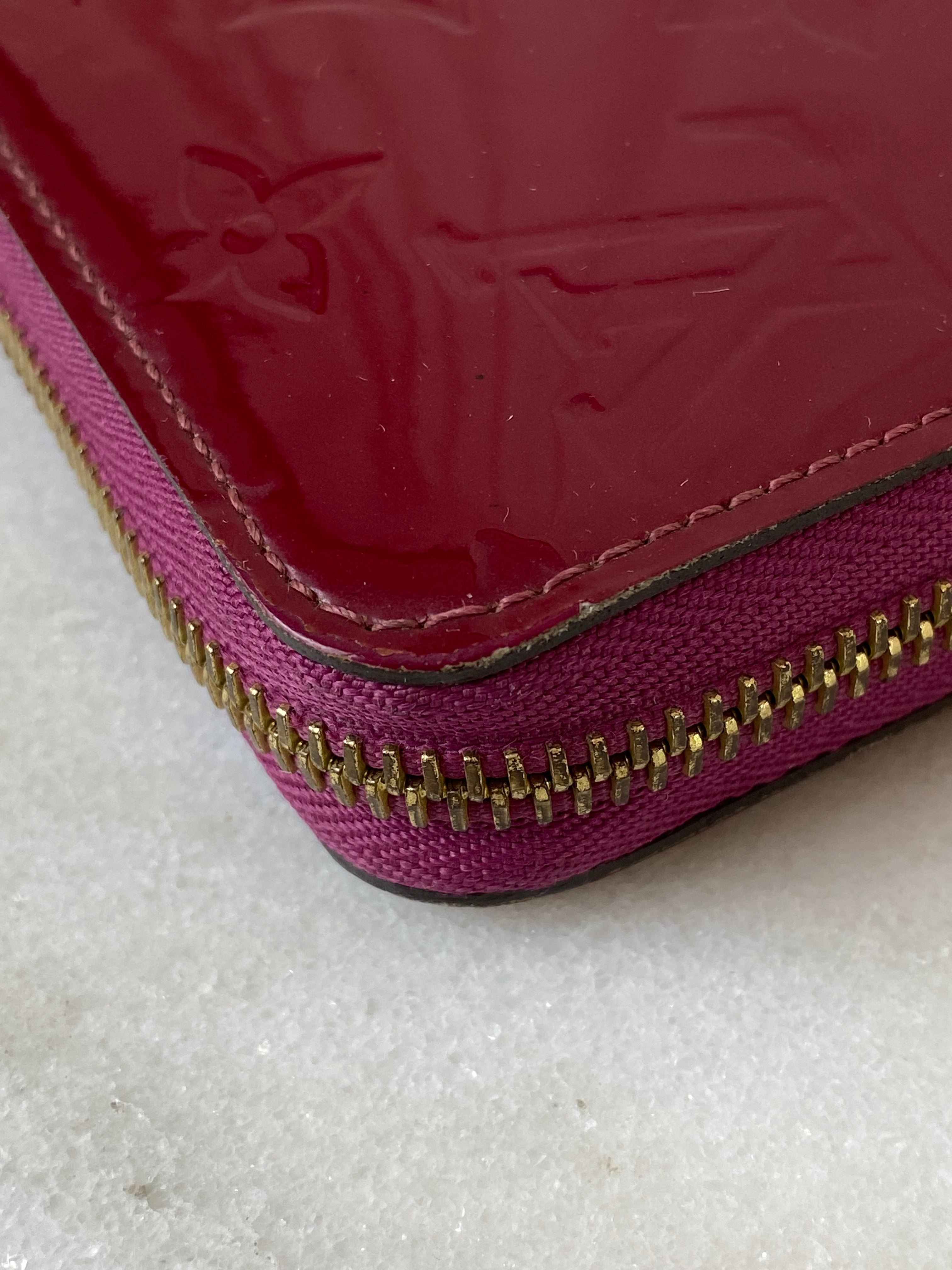 Louis Vuitton Red Vernis Zip Long Wallet-wallet-Louis Vuitton-The Closet Egypt