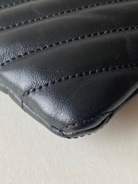 YSL Black Cassandre Medium Classic Clutch-Clutch-YSL-The Closet Egypt