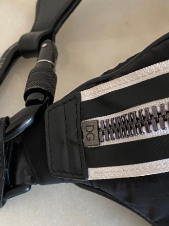 Dolce & Gabbana Bicolor Nylon Logo Waist Bag-Waist Bag-Dolce & Gabbana-The Closet Egypt