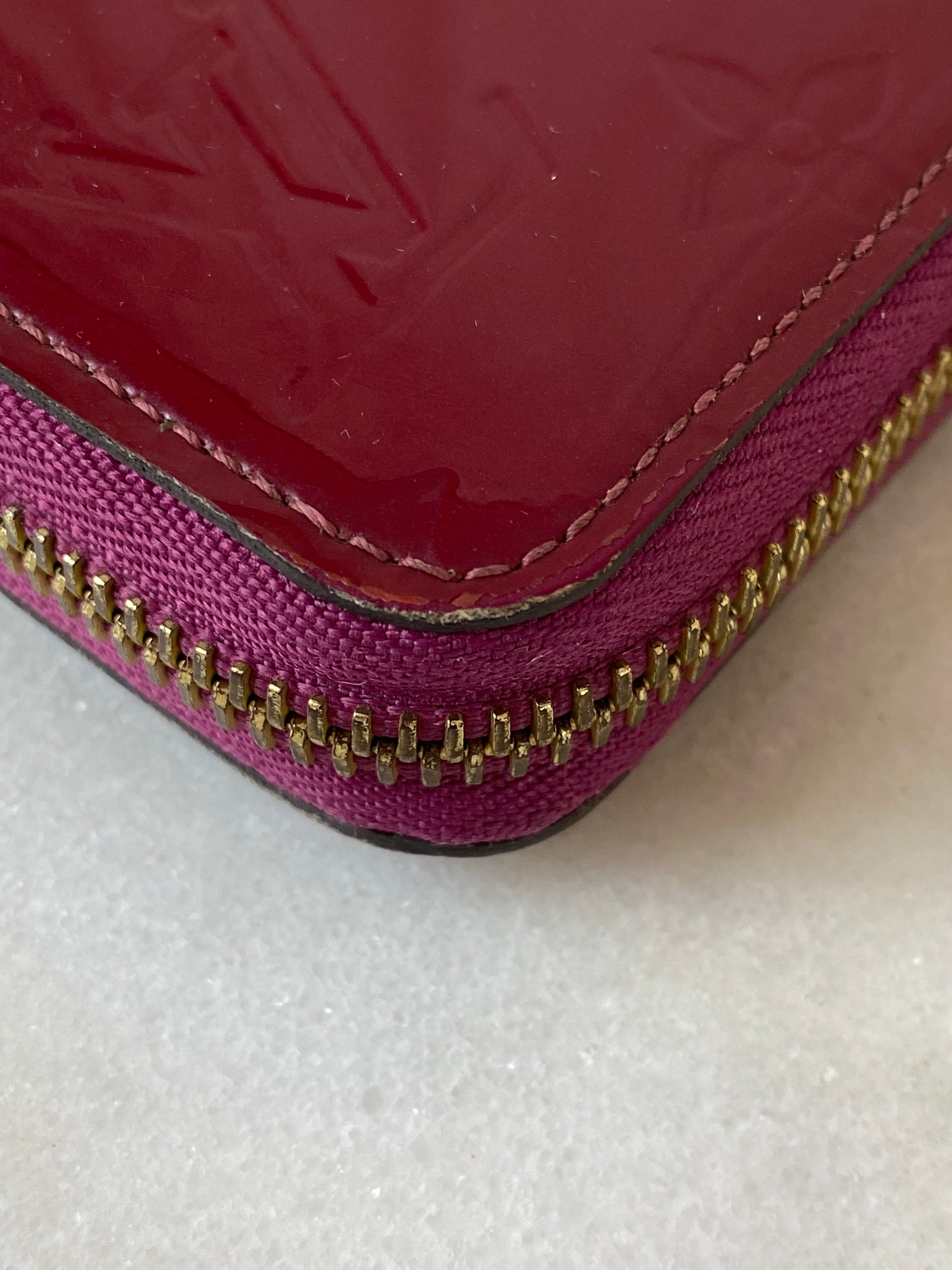 Louis Vuitton Red Vernis Zip Long Wallet-wallet-Louis Vuitton-The Closet Egypt