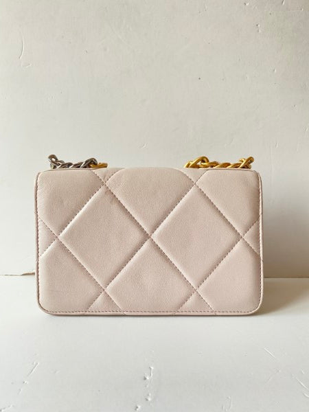 Chanel Beige 19 Wallet on Chain-Wallet Chain-Chanel-The Closet Egypt
