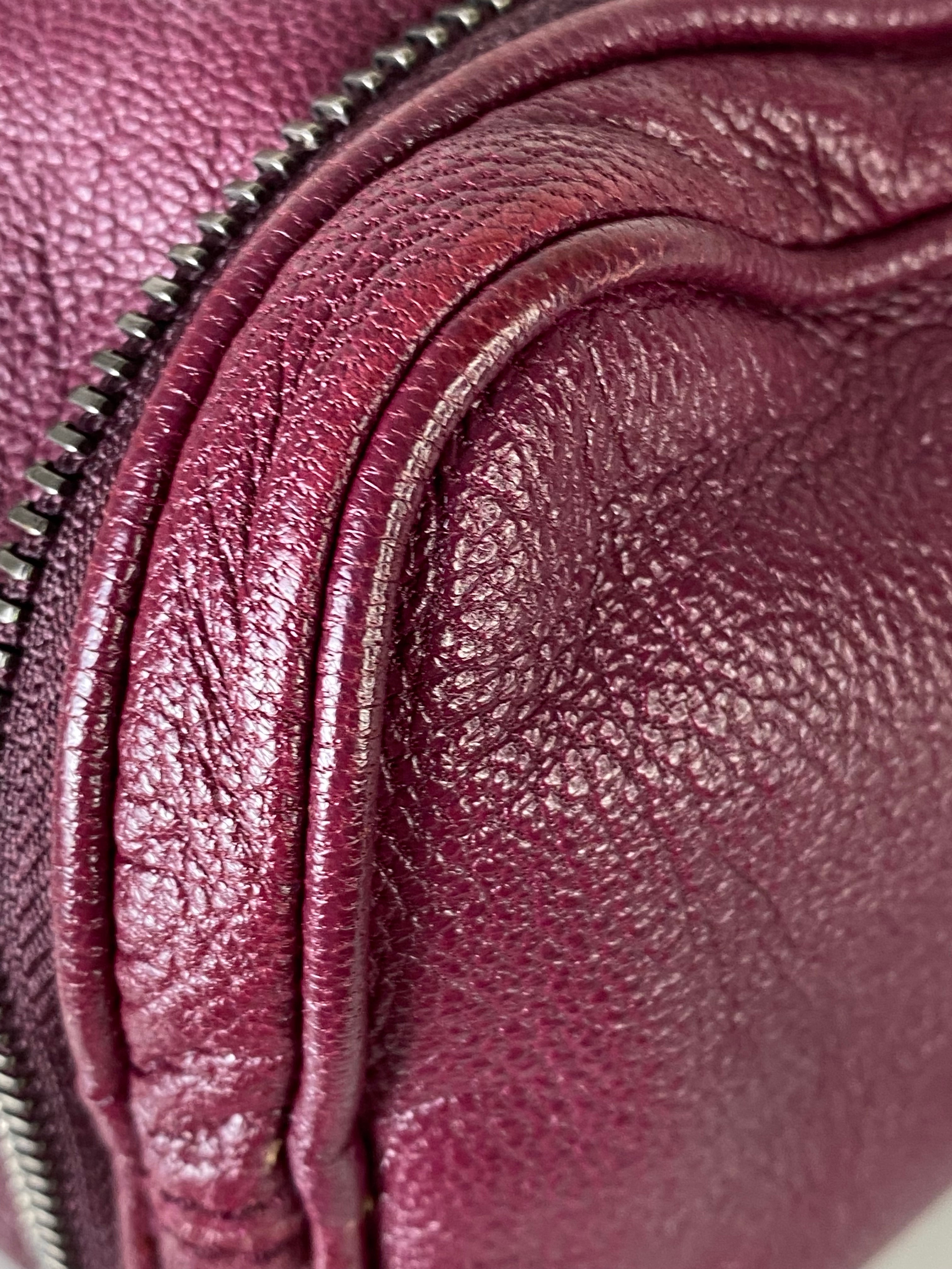 Dolce & Gabbana Burgundy Vilma Top Handle Bag W/ Strap-handbag-Dolce & Gabbana-The Closet Egypt