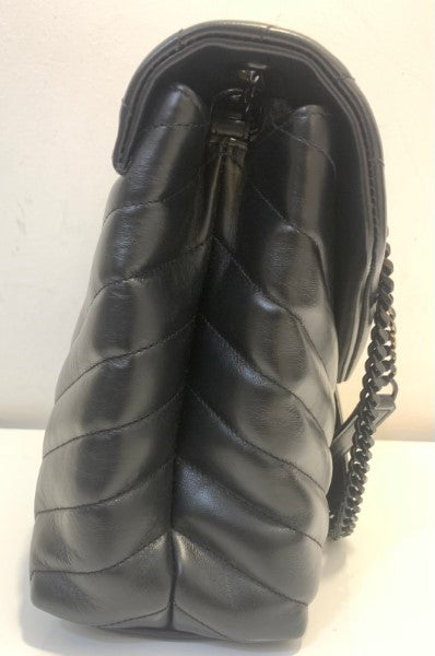 YSL Black Loulou Medium Bag-handbag-YSL-The Closet Egypt