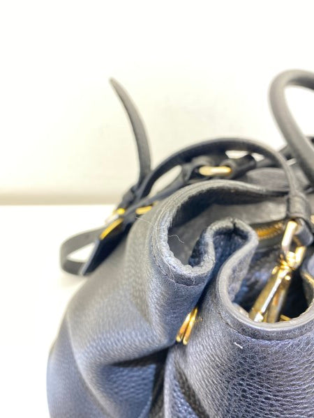 Prada Black Vitello Daino Tote Bag-handbag-Prada-The Closet Egypt