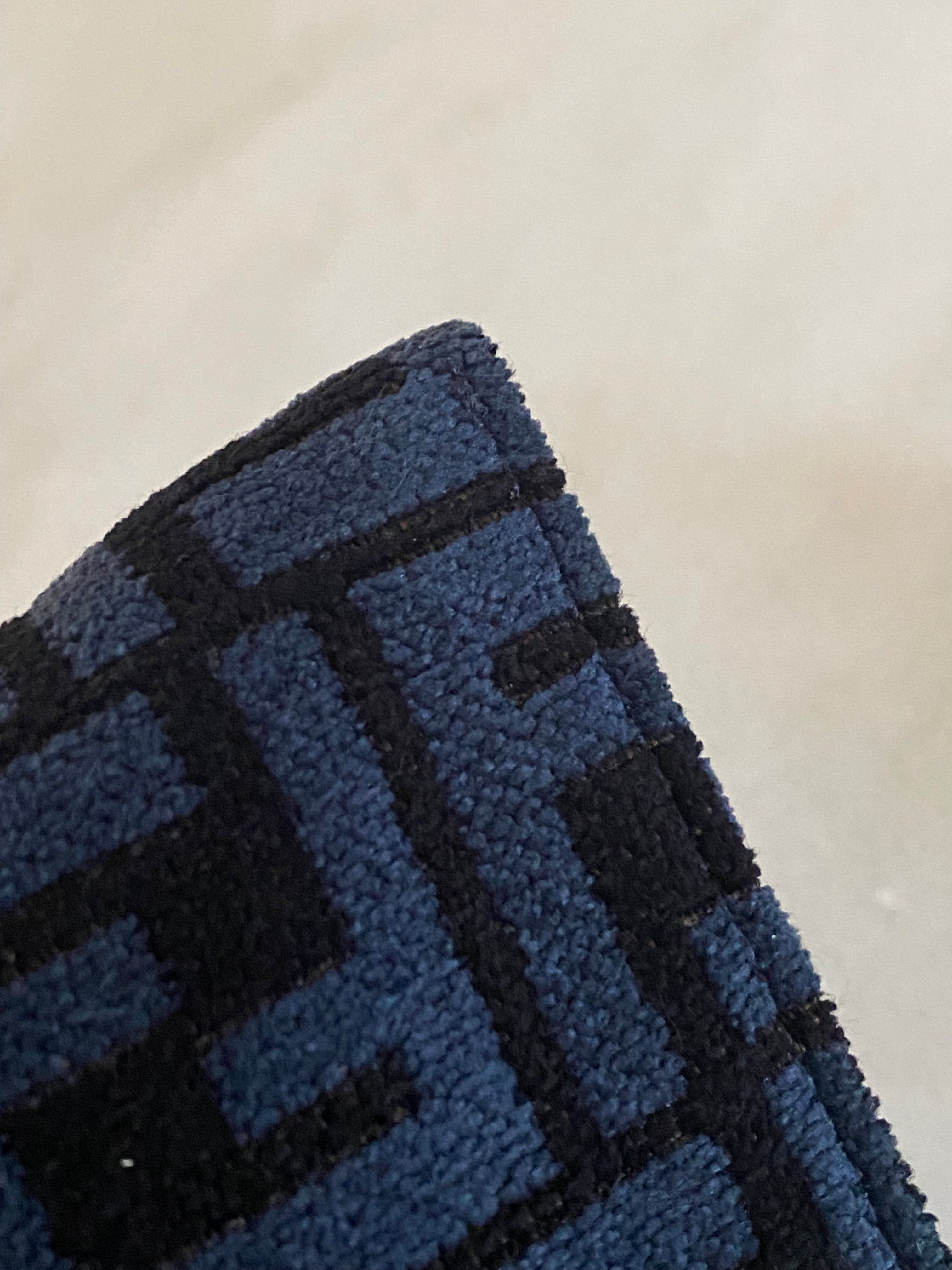 Fendi Bicolor Fabric Velvet Clutch-Clutch-Fendi-The Closet Egypt