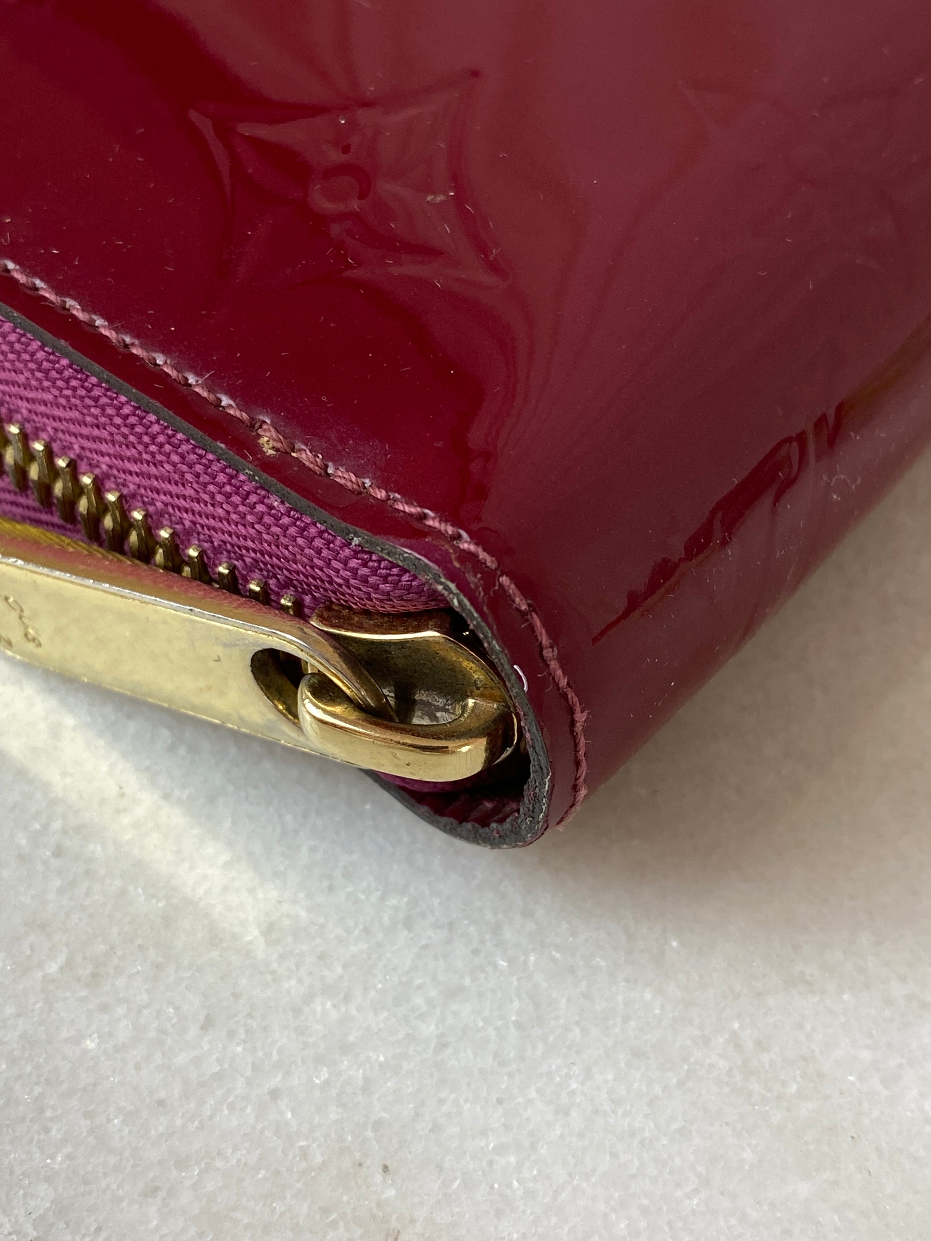 Louis Vuitton Red Vernis Zip Long Wallet-wallet-Louis Vuitton-The Closet Egypt