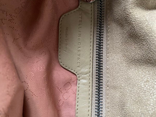 Stella Mccartney Beige Falabella Medium Bag-handbag-Stella Mccartney-The Closet Egypt