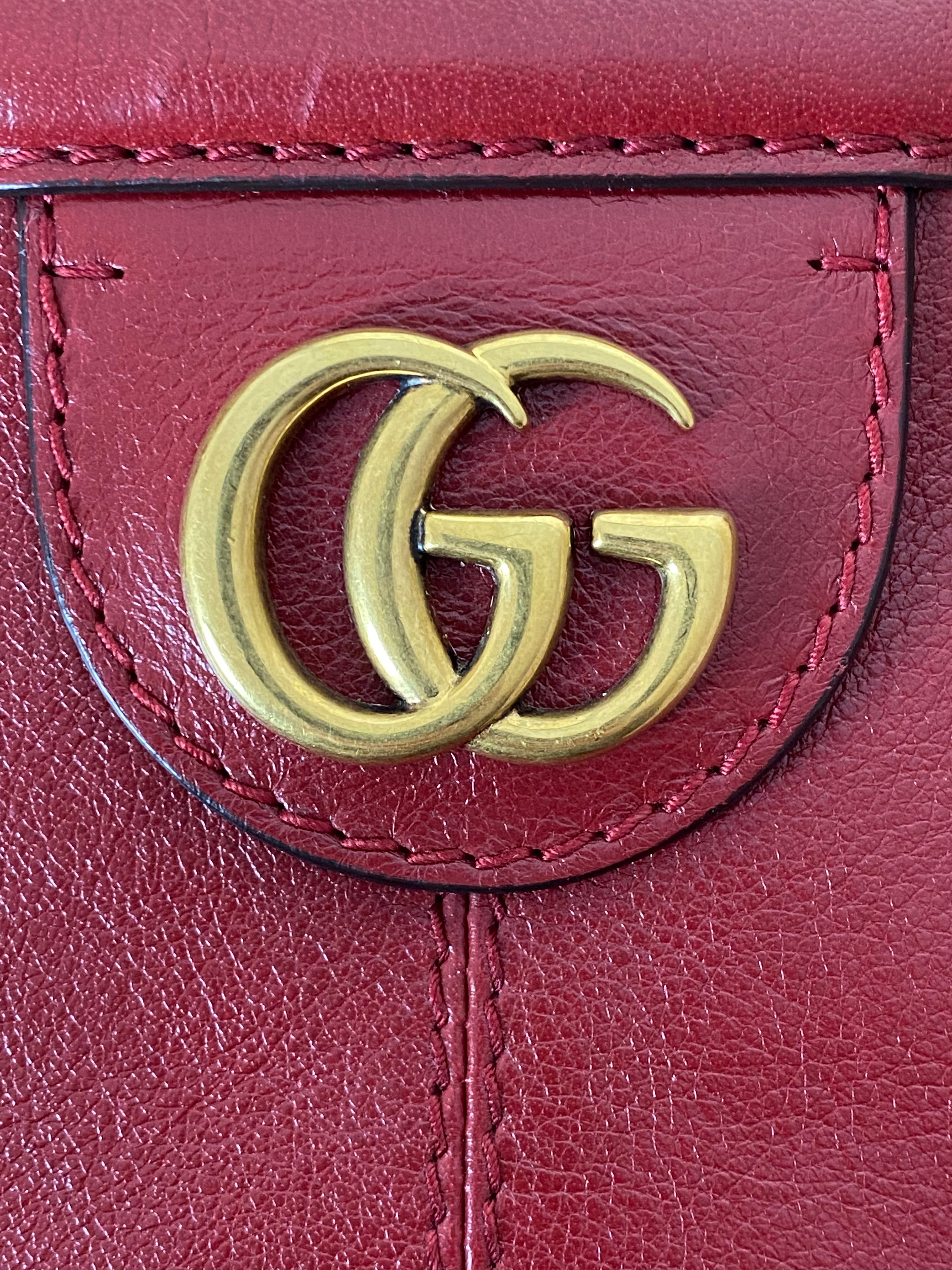 Gucci Red Rebelle Top Handle Bag-handbag-Gucci-The Closet Egypt