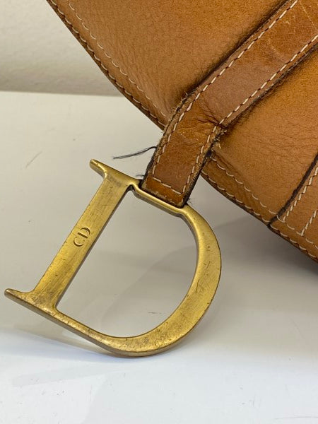 Christian Dior Camel Saddle Crossbody Bag-handbag-Christian Dior-The Closet Egypt
