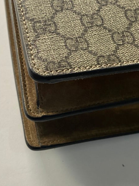 Gucci Bicolor GG Supreme Dionysus Bee Embroidered Medium Bag-handbag-Gucci-The Closet Egypt