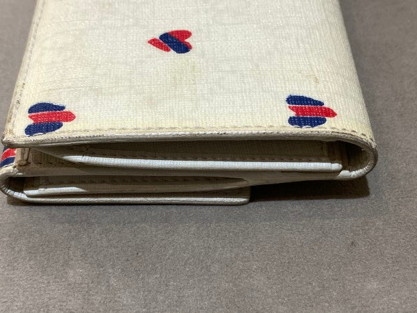 Gucci White GG Heart Print Continental Wallet-wallet-Gucci-The Closet Egypt