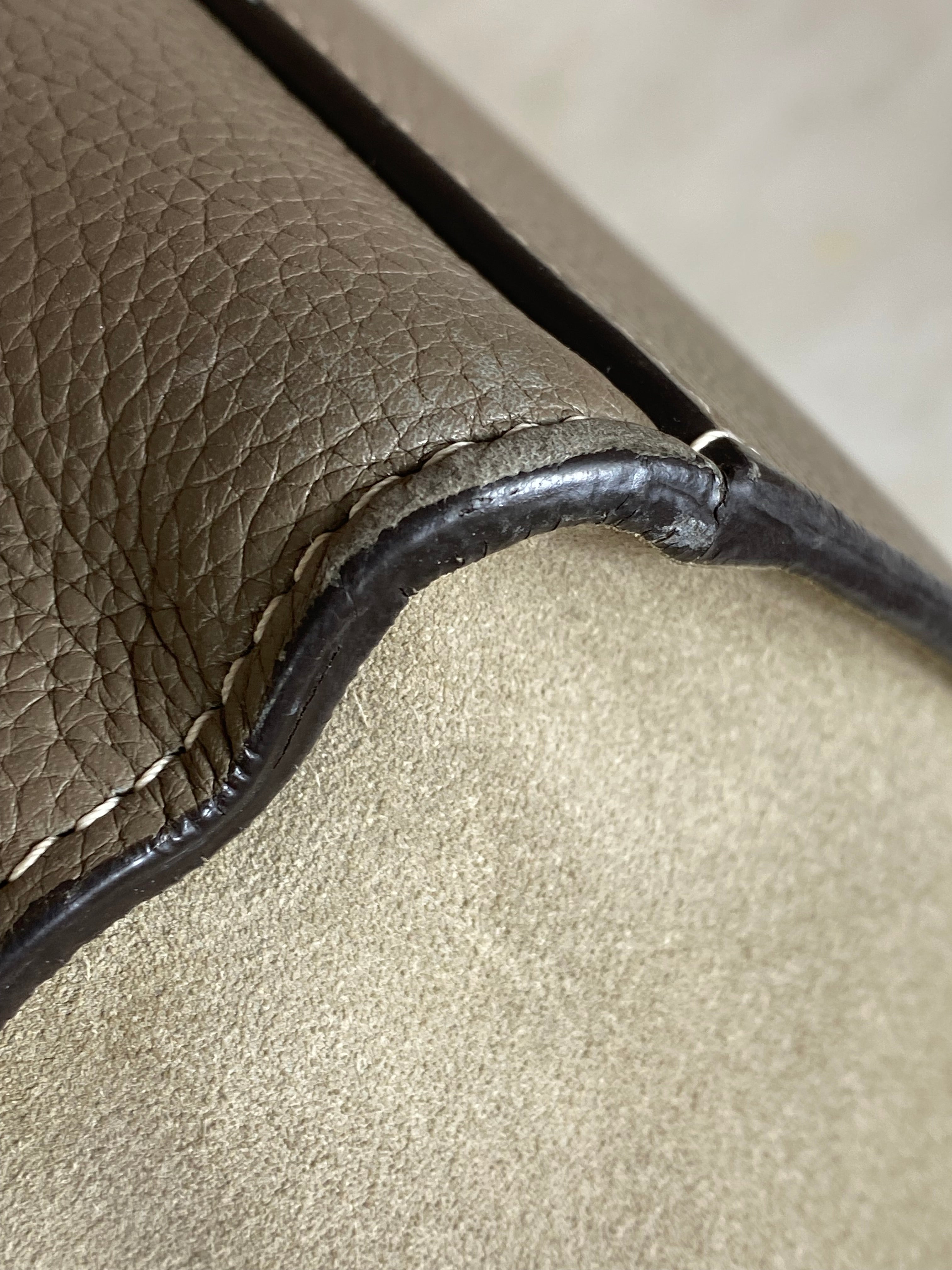 Celine Camel Trapeze Top Handle Large Bag