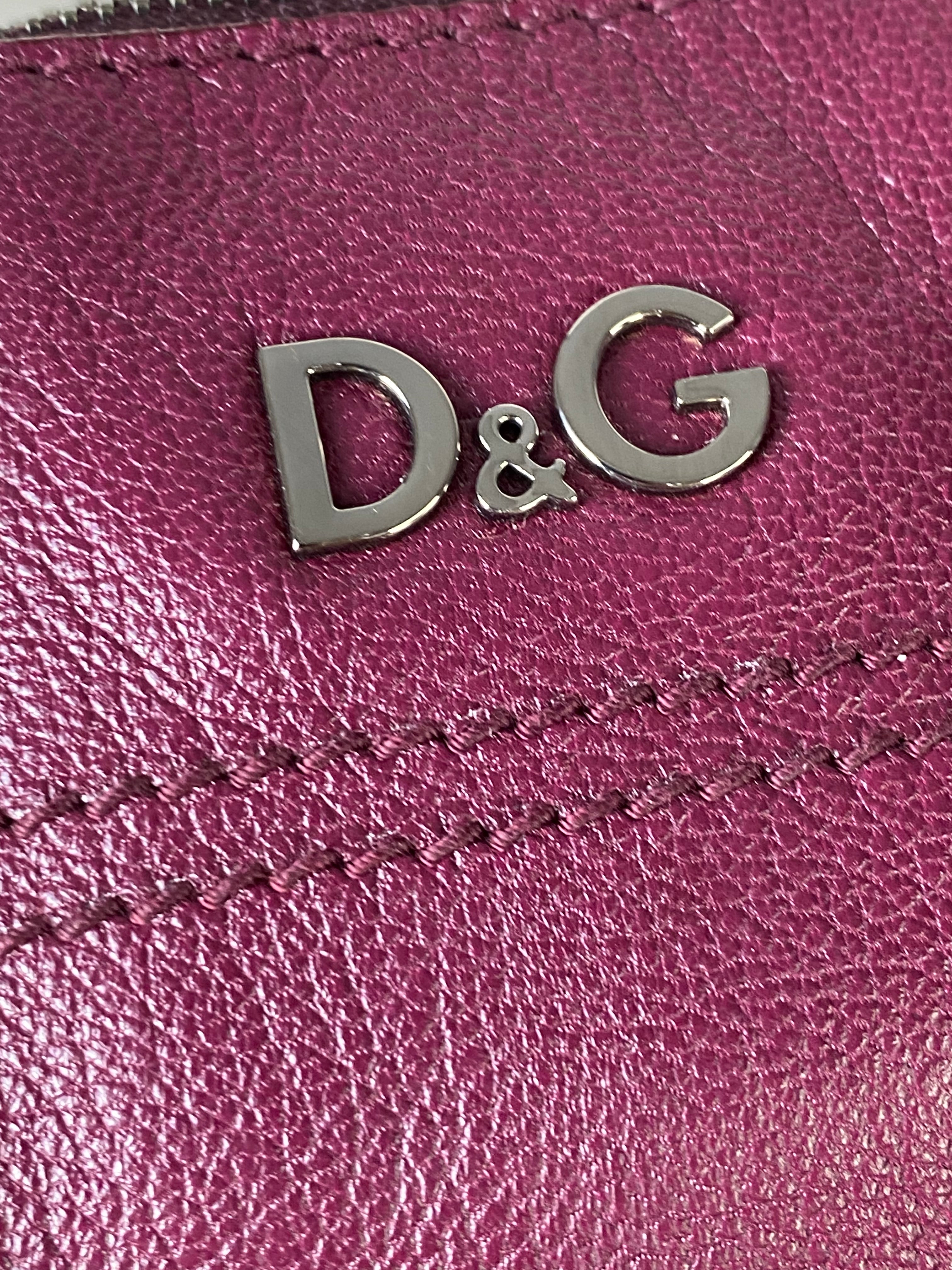 Dolce & Gabbana Burgundy Vilma Top Handle Bag W/ Strap-handbag-Dolce & Gabbana-The Closet Egypt