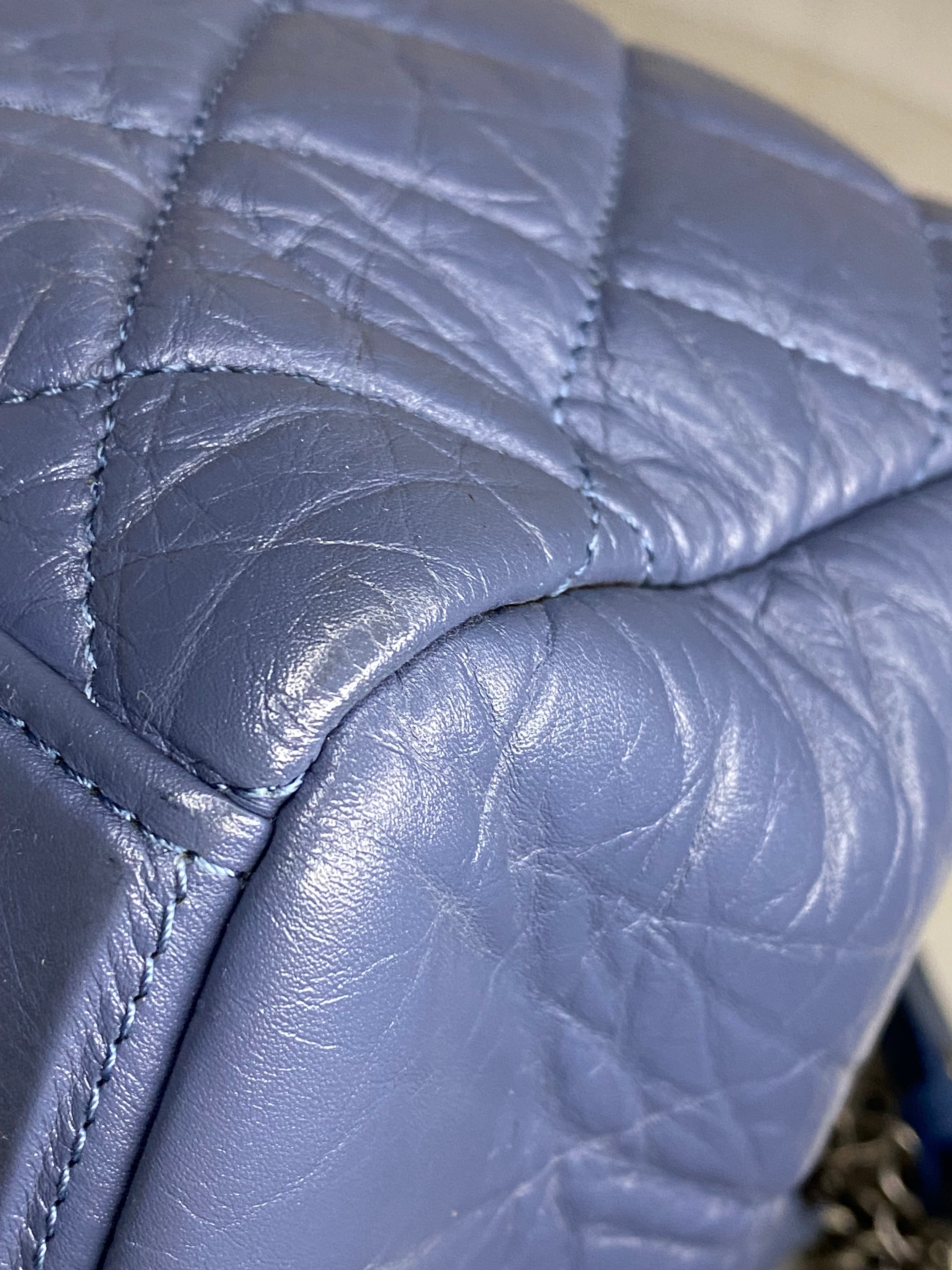 Chanel Blue Bowling Tote Shoulder Bag-handbag-Chanel-The Closet Egypt