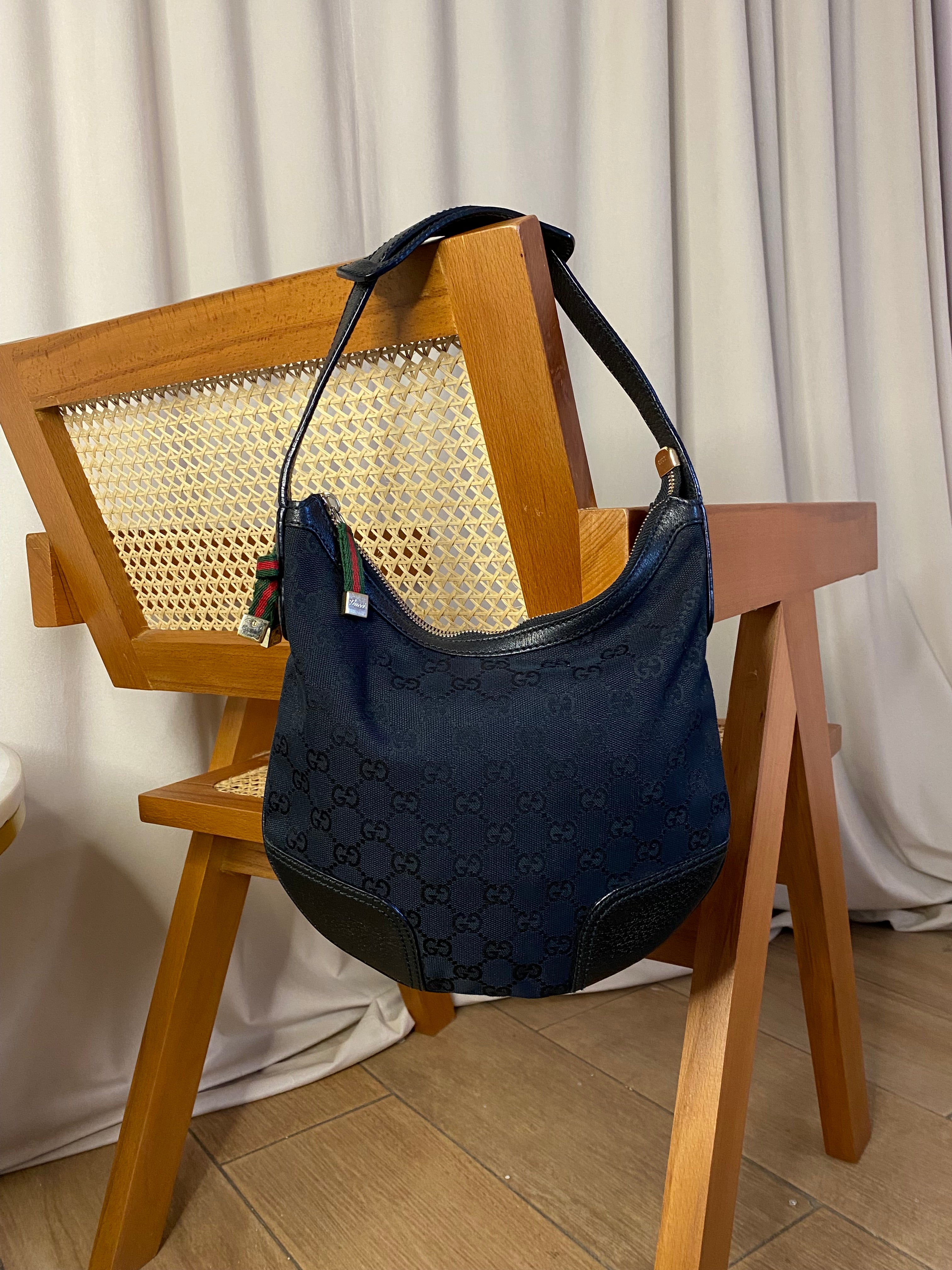 Gucci Black GG Shoulder Bag-handbag-Gucci-The Closet Egypt