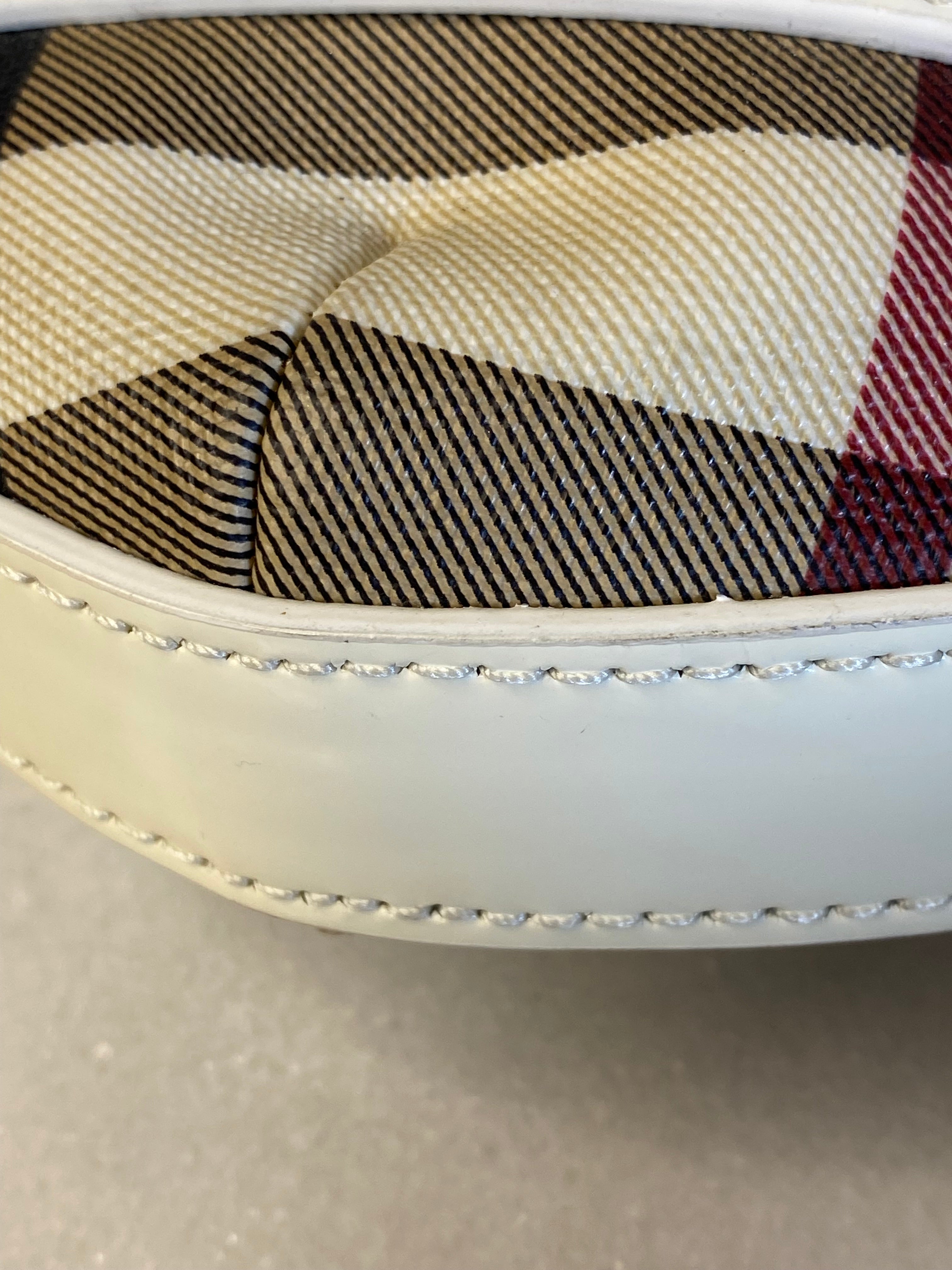 Burberry Nova Check White Shoulder Bag-handbag-Burberry-The Closet Egypt