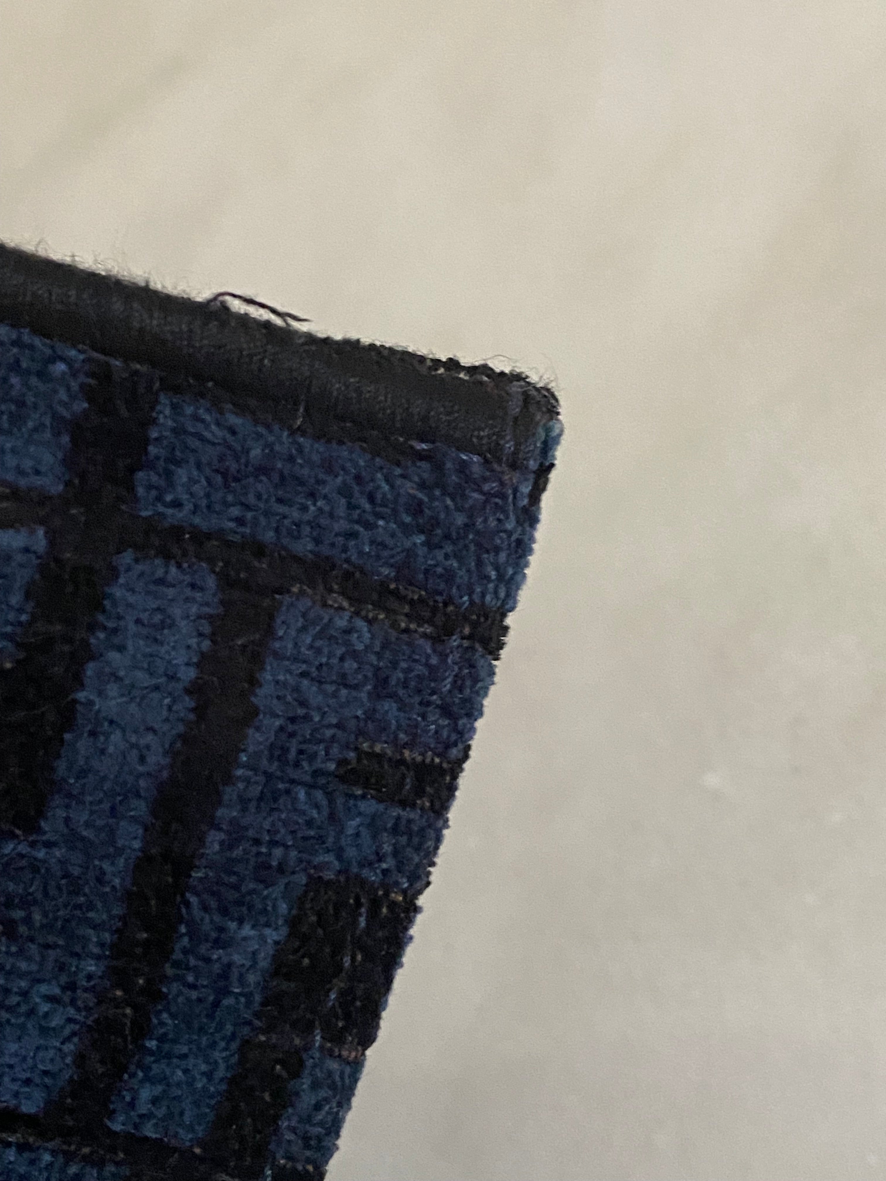 Fendi Bicolor Fabric Velvet Clutch-Clutch-Fendi-The Closet Egypt