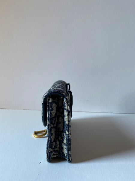 Christian Dior Blue Saddle Oblique Belt Bag-Belt Bag-Christian Dior-The Closet Egypt