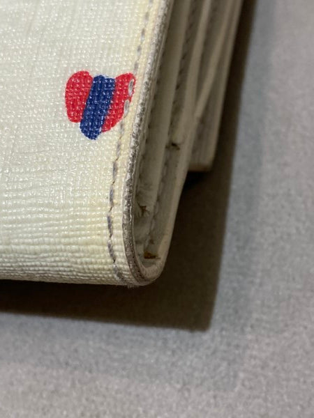 Gucci White GG Heart Print Continental Wallet-wallet-Gucci-The Closet Egypt
