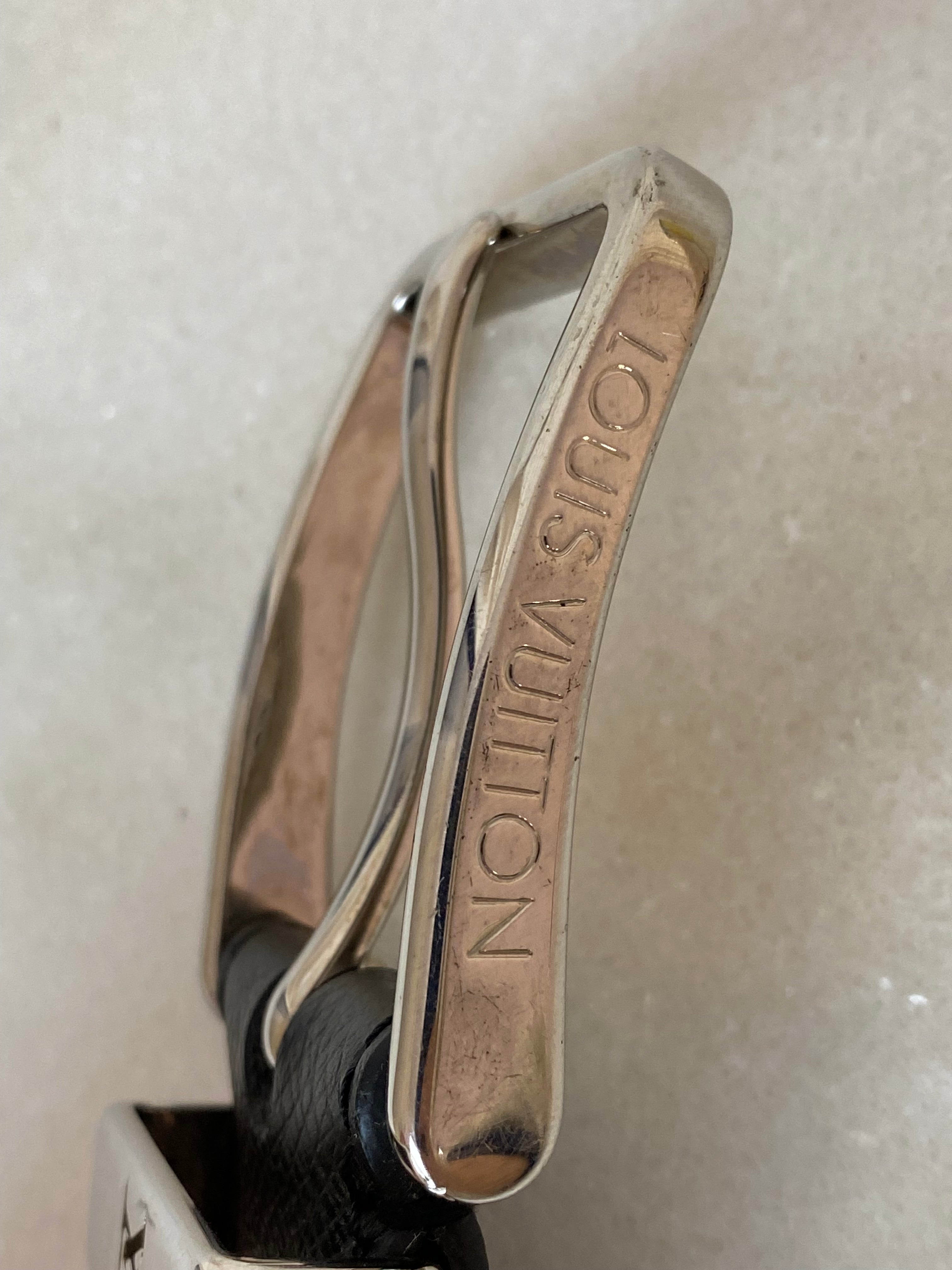 Louis Vuitton Black Pont Neuf black leather Belt-Belt-Louis Vuitton-The Closet Egypt