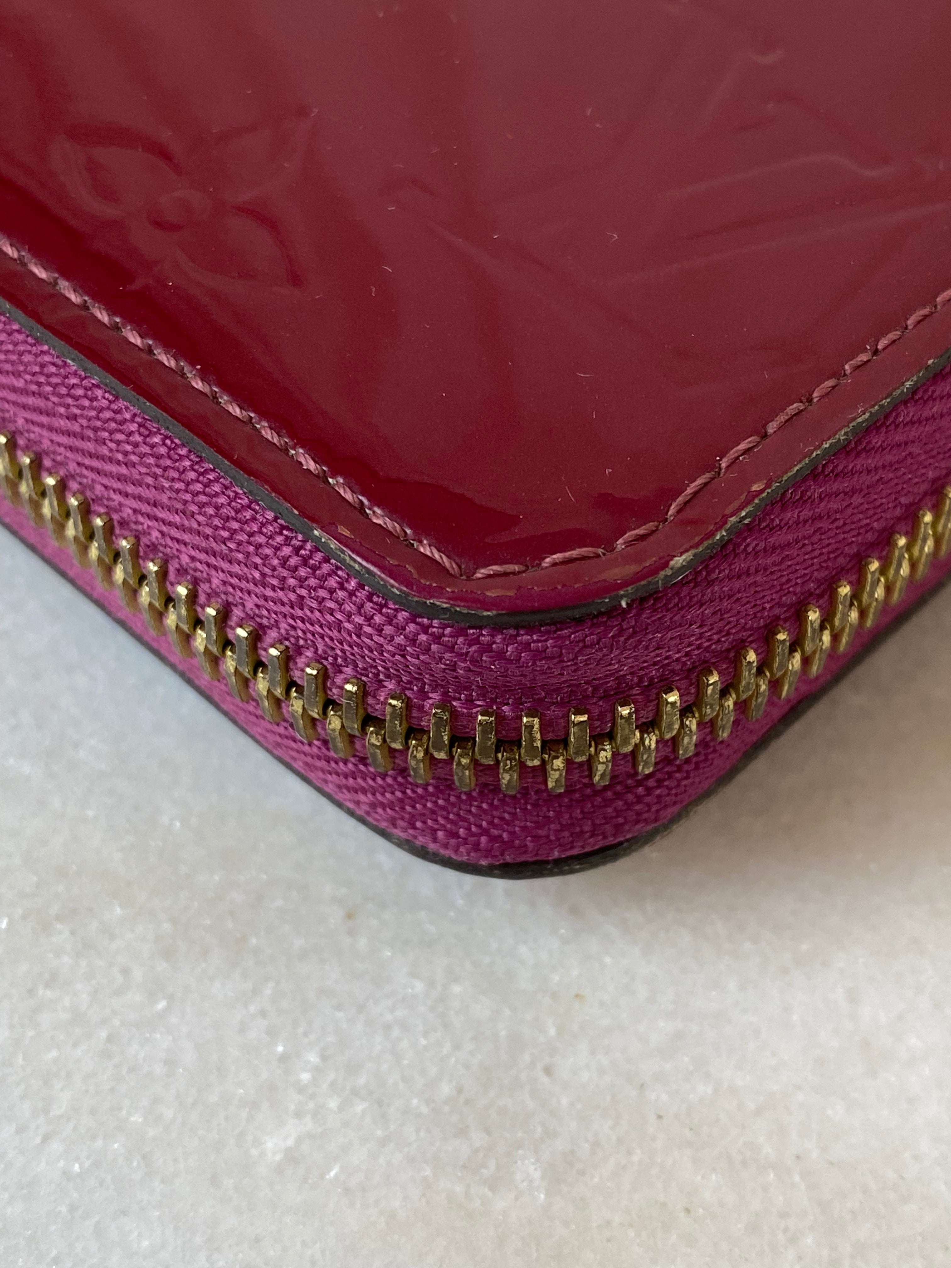 Louis Vuitton Red Vernis Zip Long Wallet-wallet-Louis Vuitton-The Closet Egypt