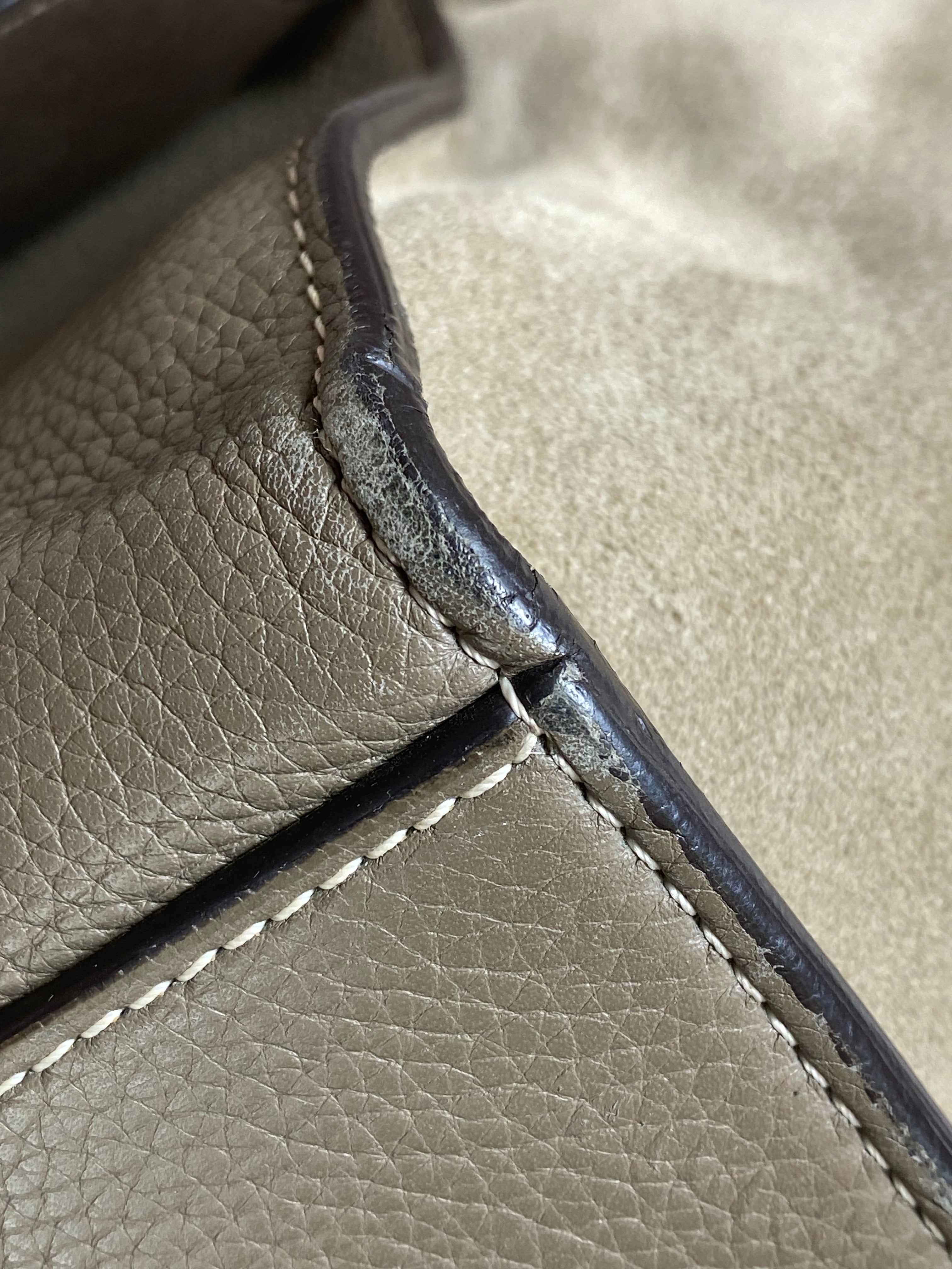 Celine Camel Trapeze Top Handle Large Bag