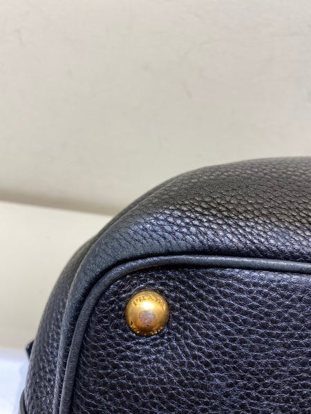 Prada Black Vitello Daino Tote Bag-handbag-Prada-The Closet Egypt