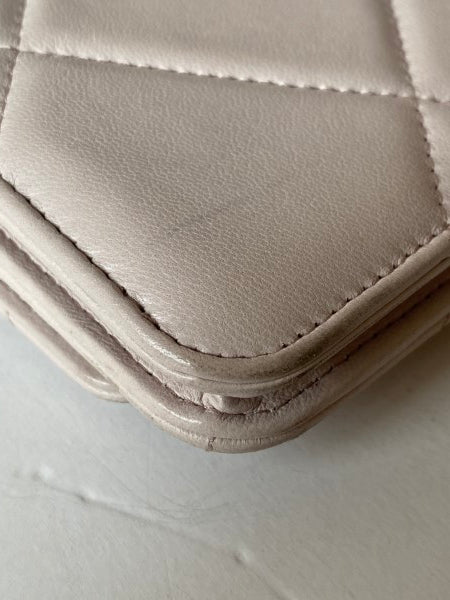 Chanel Beige 19 Wallet on Chain-Wallet Chain-Chanel-The Closet Egypt