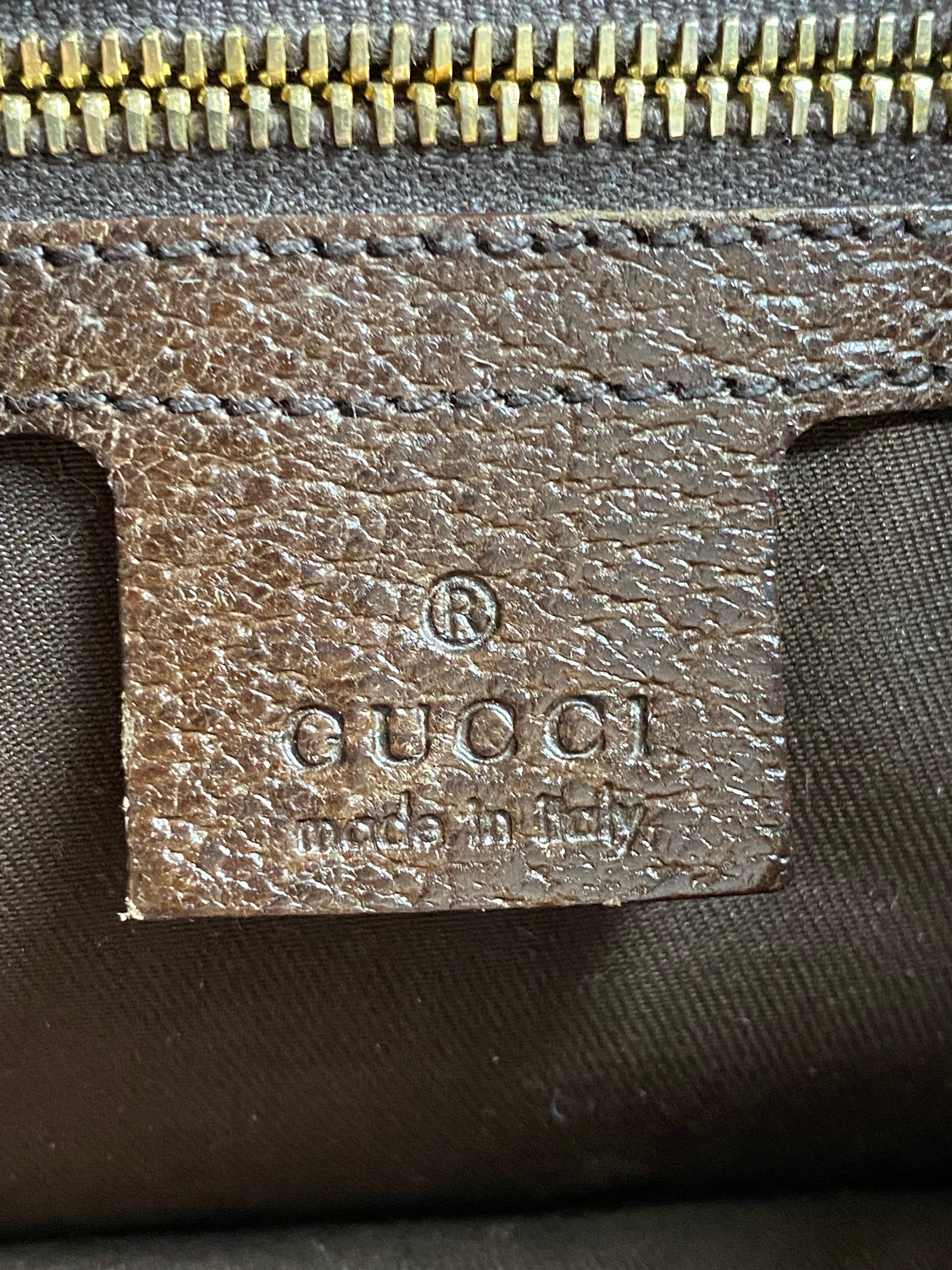 Gucci Burgundy GG Supreme Jackie 1961 Shoulder Bag