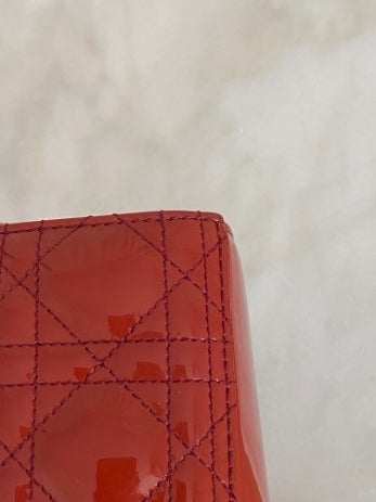 Christian Dior Red Lady Dior Large Bag-handbag-Christian Dior-The Closet Egypt