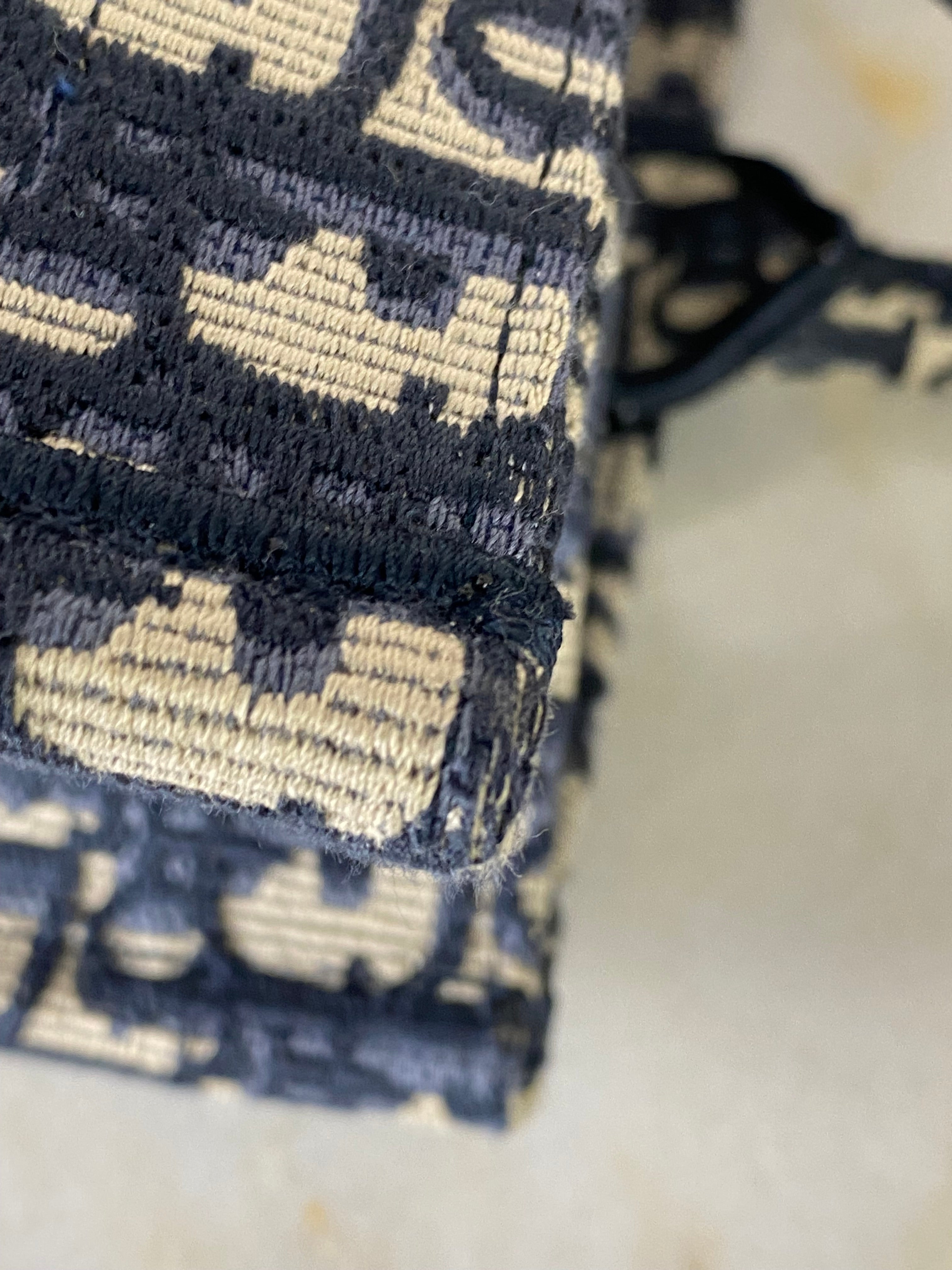 Christian Dior Navy Blue Oblique Book Medium Tote Bag-handbag-Christian Dior-The Closet Egypt