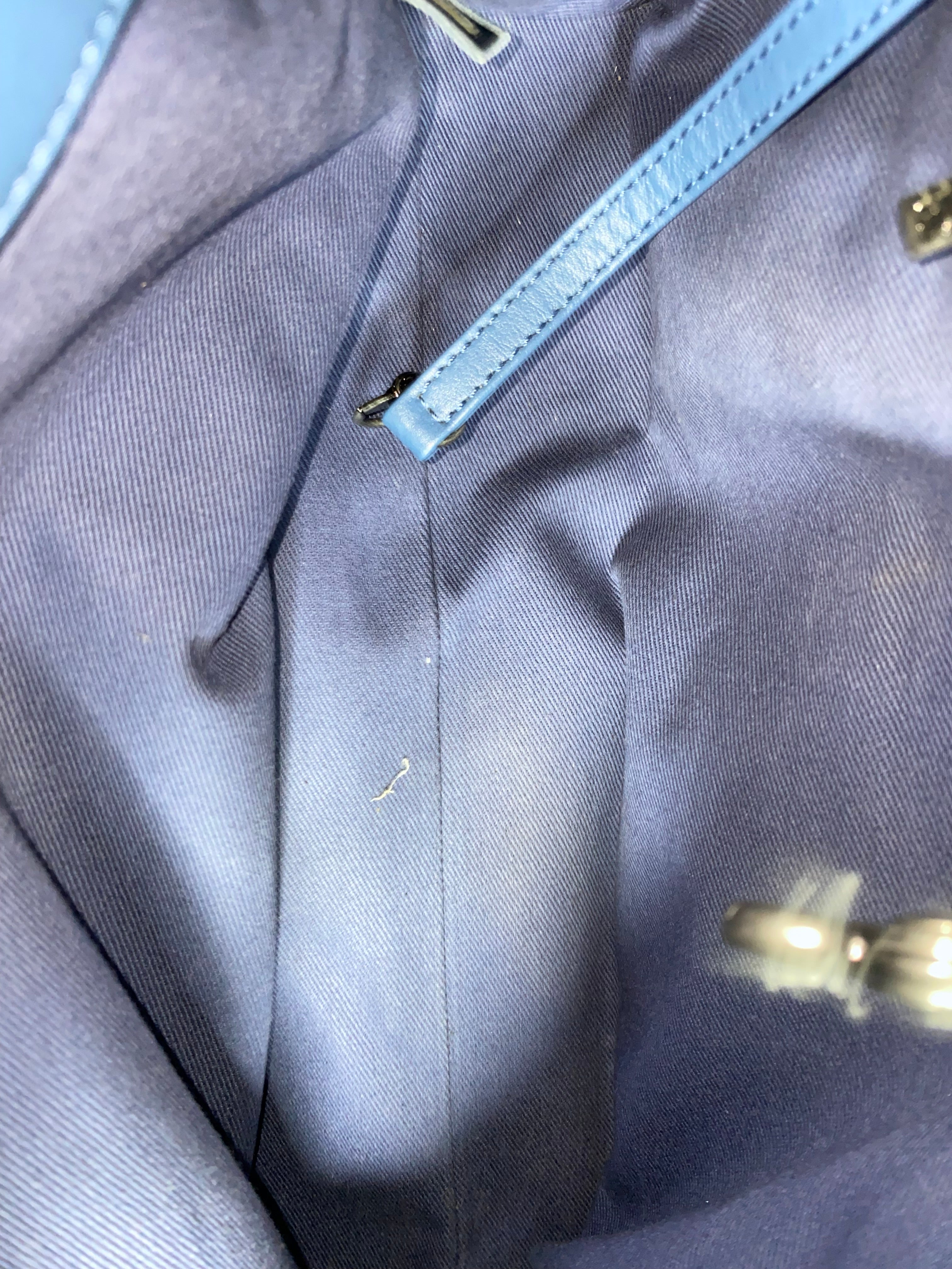 Chanel Blue Bowling Tote Shoulder Bag-handbag-Chanel-The Closet Egypt