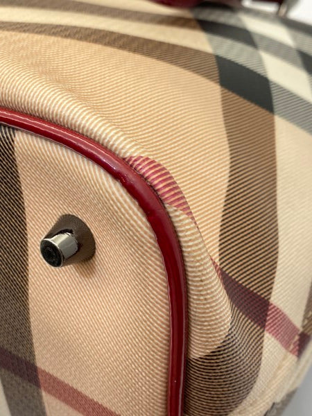 Burberry Bicolor House Check Bag-handbag-Burberry-The Closet Egypt