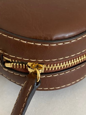 Stella Mccartney Brown Mini Logo Camera Crossbody bag-handbag-Stella Mccartney-The Closet Egypt