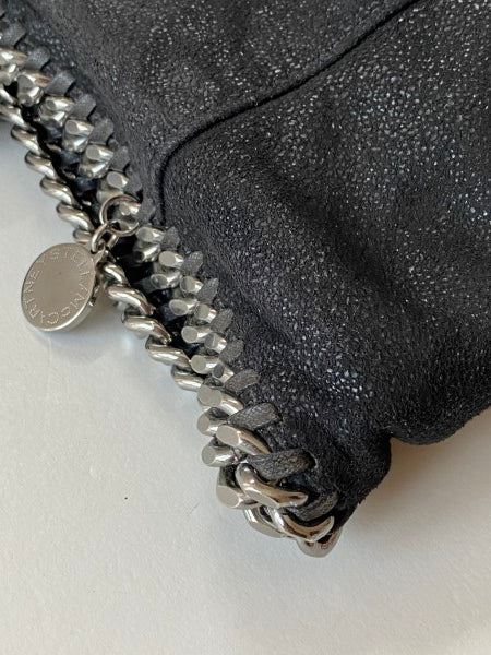 Stella Mccartney Black Shaggy Deer Falabella East West Shopper Tote Chere Bag-handbag-Stella Mccartney-The Closet Egypt