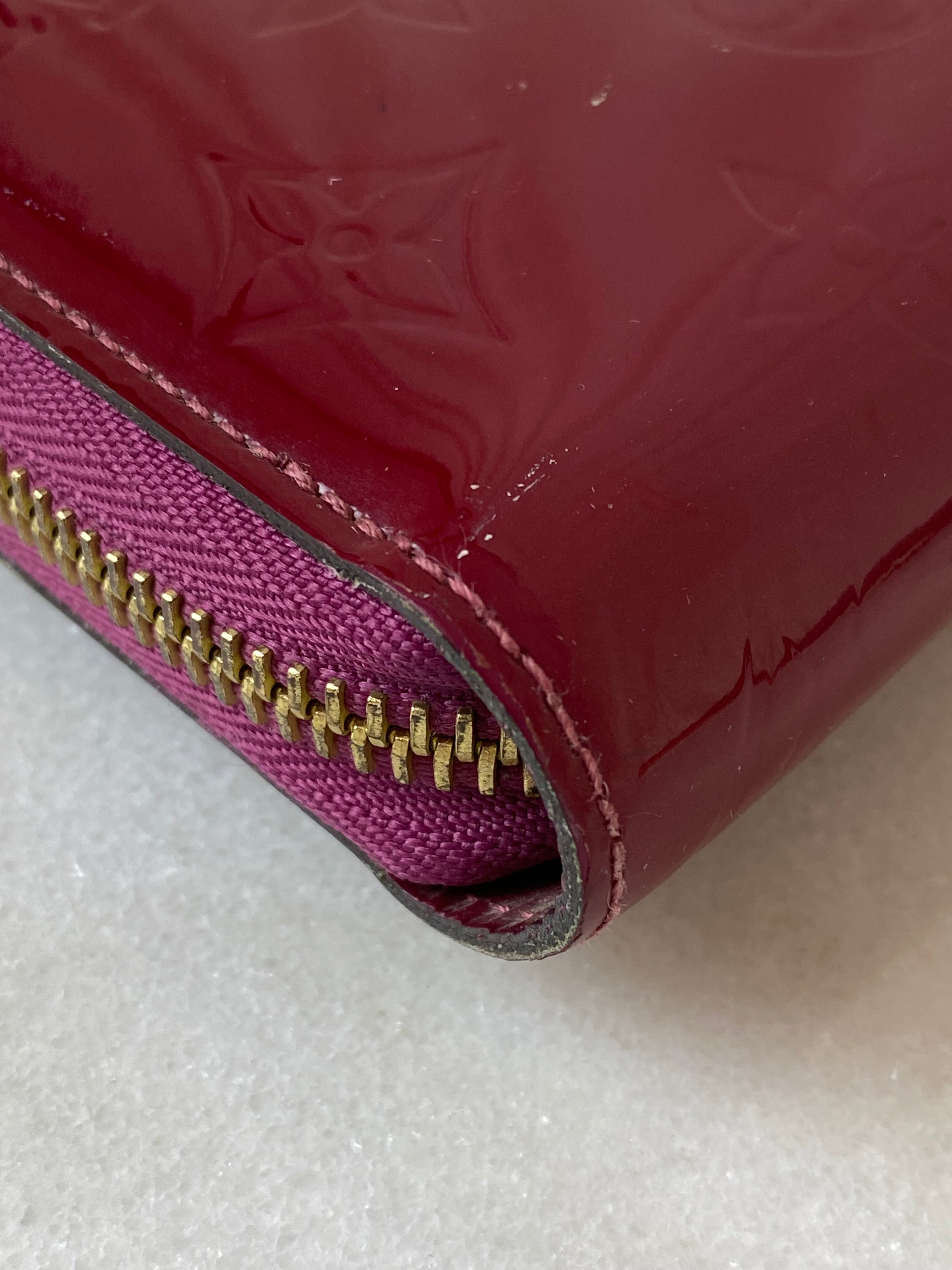 Louis Vuitton Red Vernis Zip Long Wallet-wallet-Louis Vuitton-The Closet Egypt