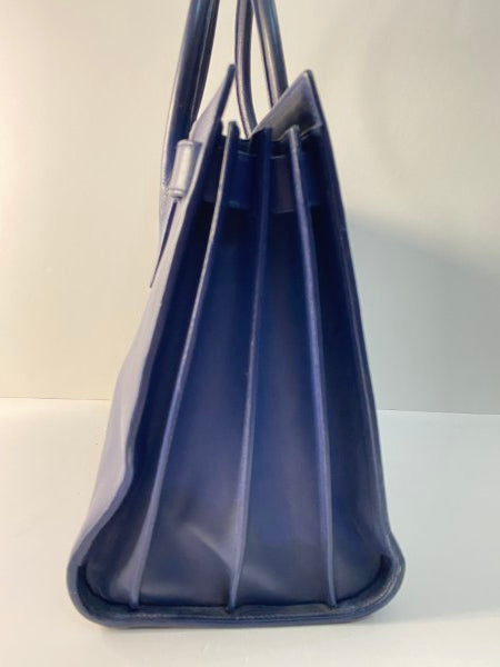 YSL Blue Sac De Jour Large Tote Bag-handbag-YSL-The Closet Egypt