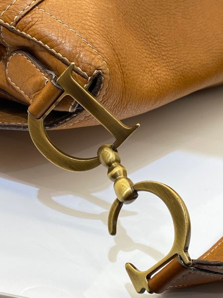 Christian Dior Camel Saddle Crossbody Bag-handbag-Christian Dior-The Closet Egypt