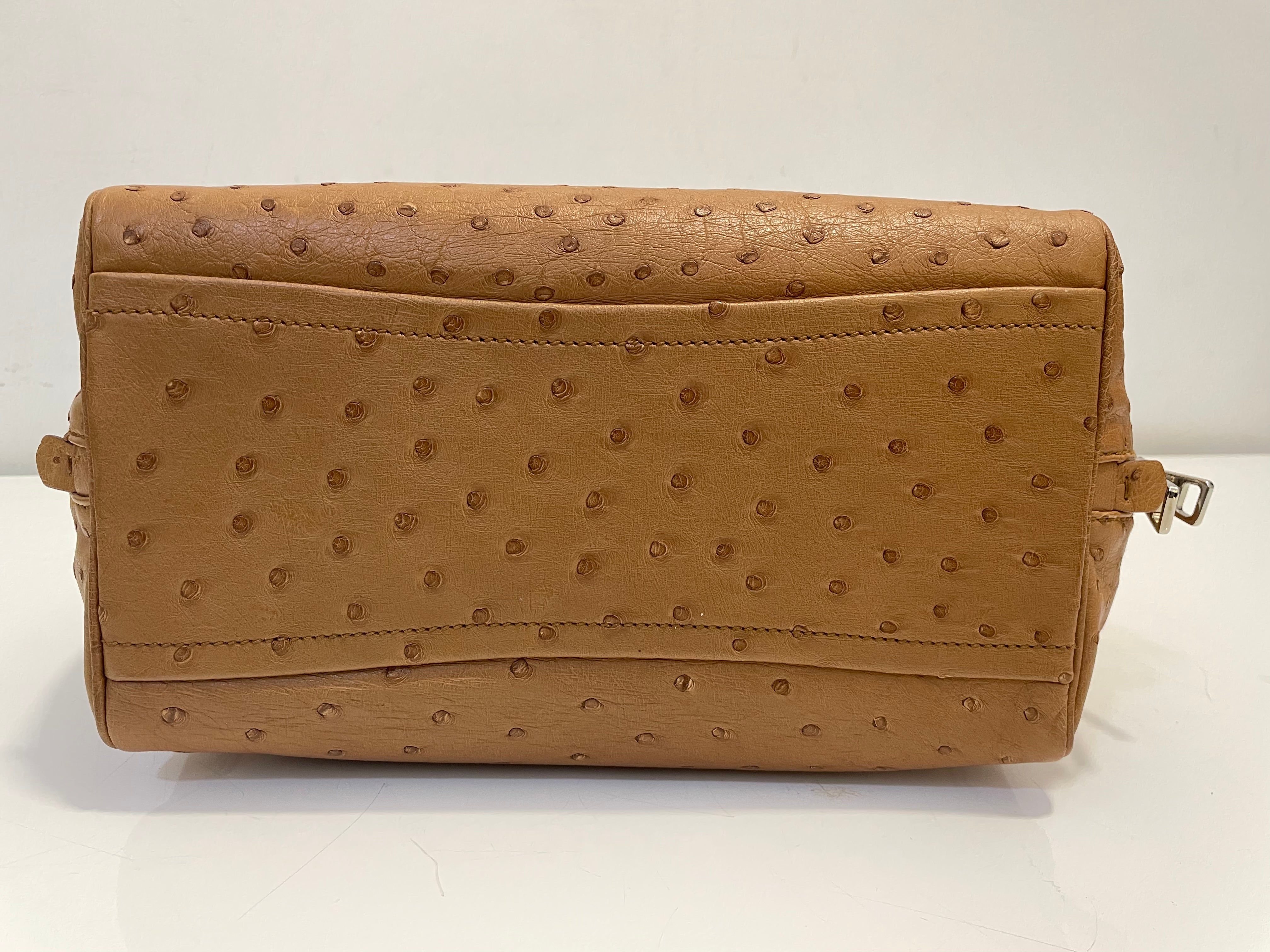 Prada Camel Ostrich Tote Bag-handbag-Prada-The Closet Egypt