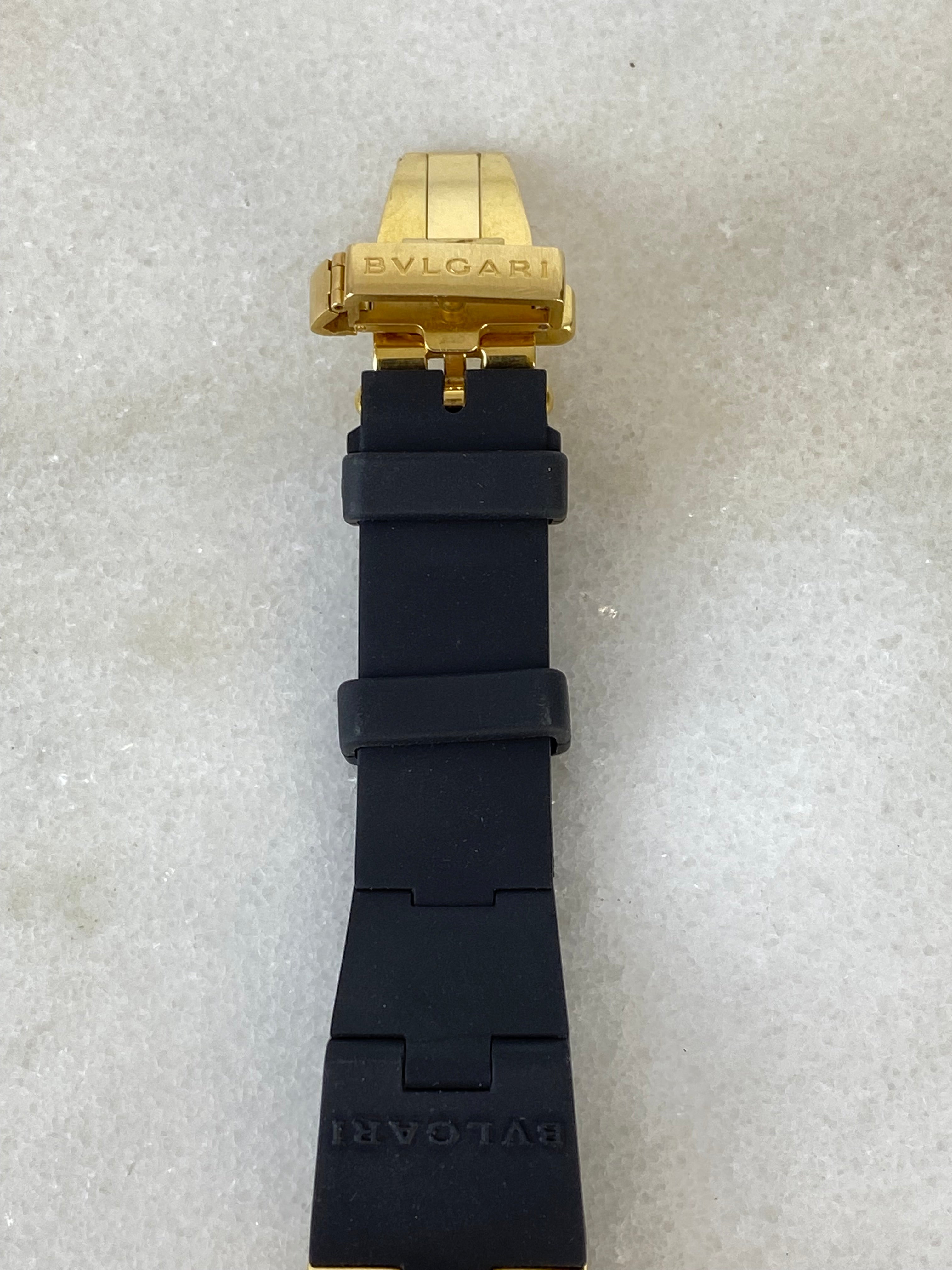 Bvlgari 18K Yellow Gold Diagono Watch-Watch-Bvlgari-The Closet Egypt