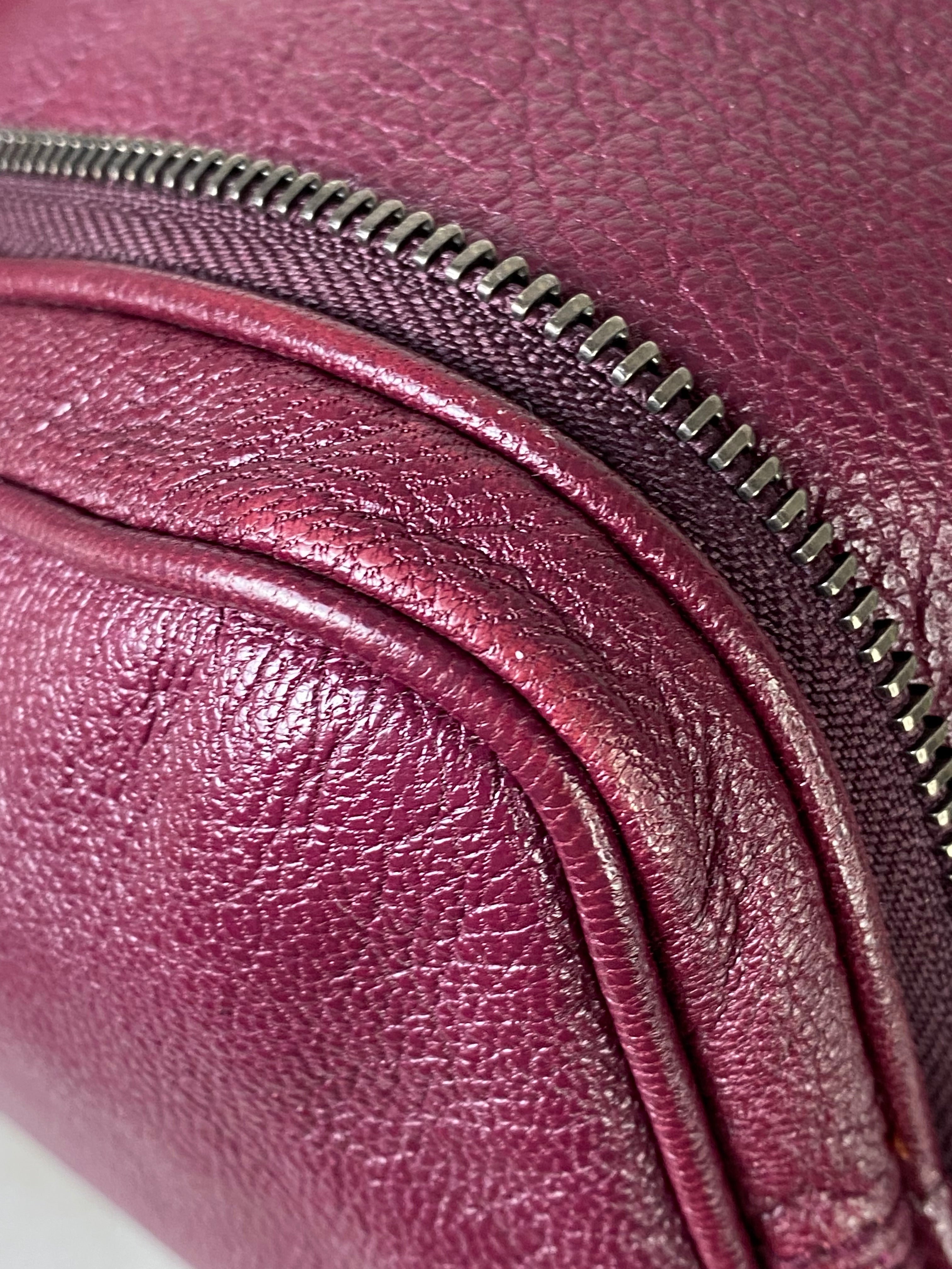 Dolce & Gabbana Burgundy Vilma Top Handle Bag W/ Strap-handbag-Dolce & Gabbana-The Closet Egypt