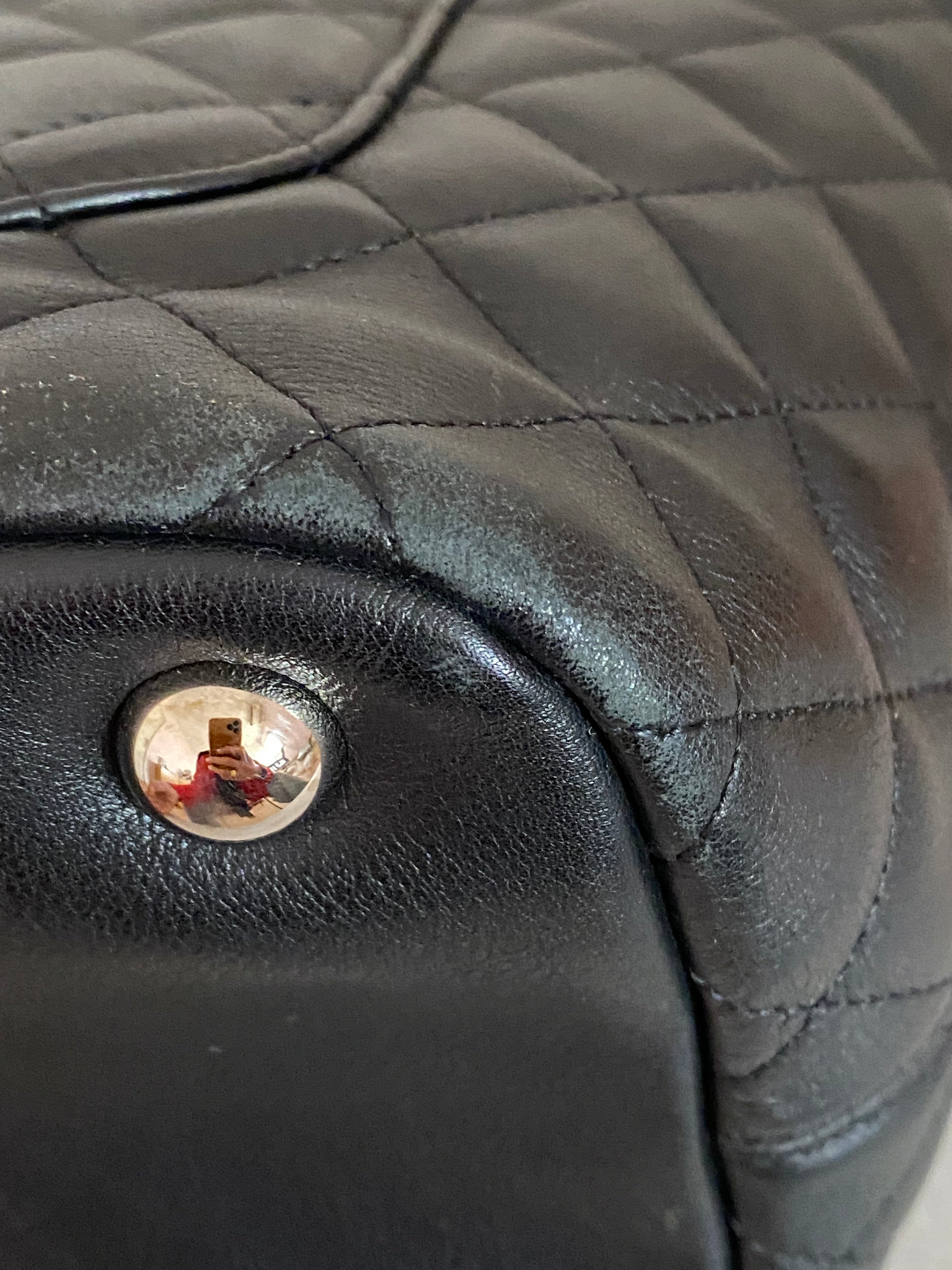 Chanl Black Comban Lign Large Tote Bag-handbag-Chanel-The Closet Egypt