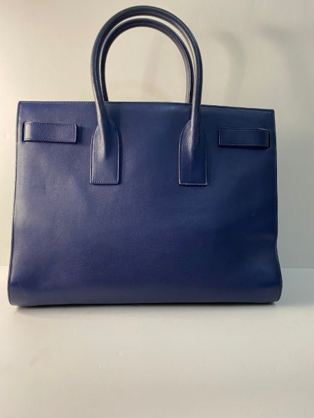 YSL Blue Sac De Jour Large Tote Bag-handbag-YSL-The Closet Egypt