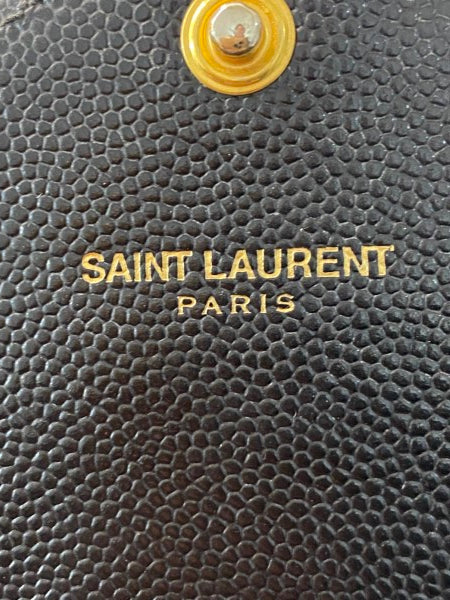YSL Black Cassandre Wallet-wallet-YSL-The Closet Egypt