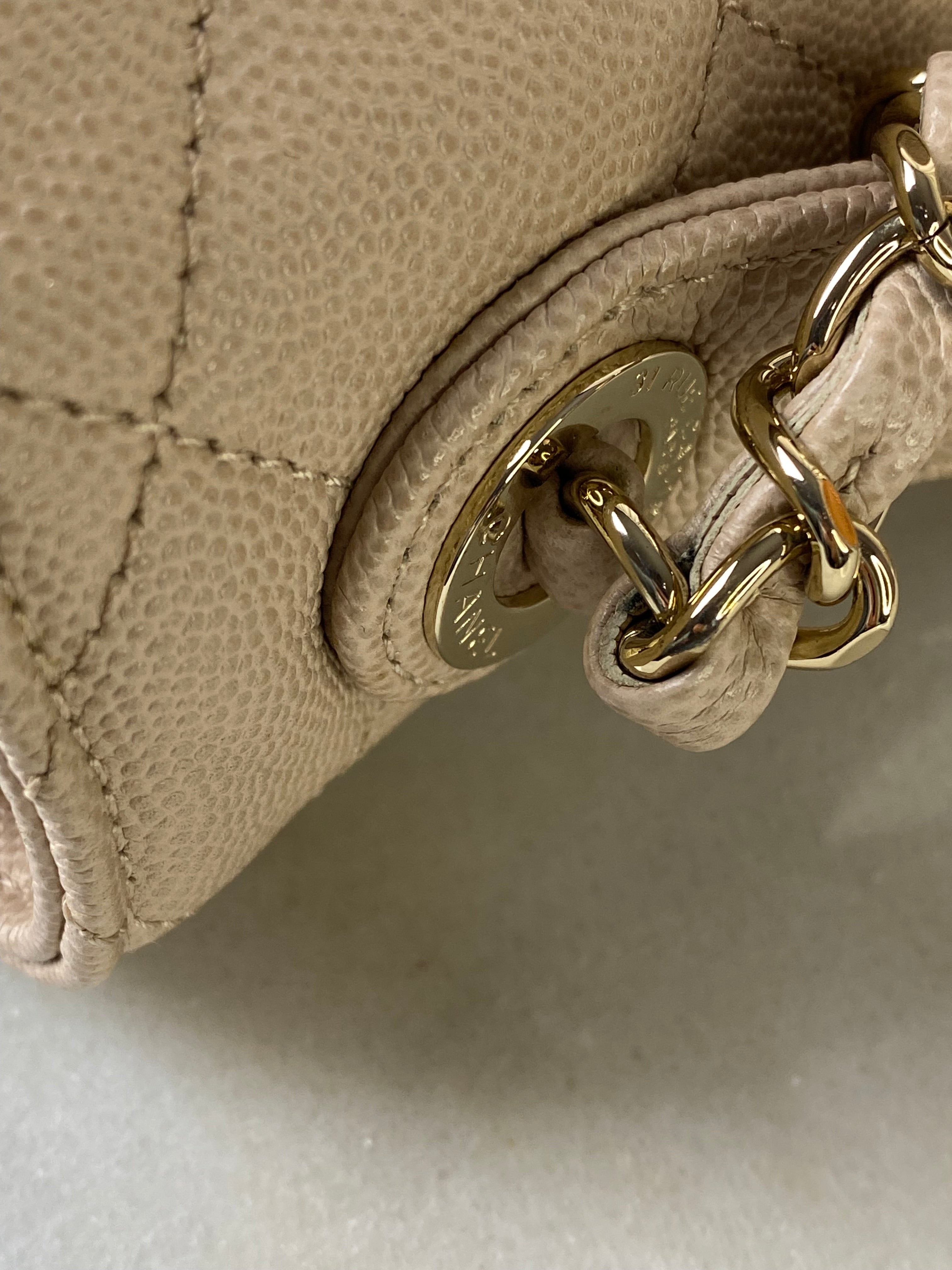 Chanel Beige Business Affinity Bag