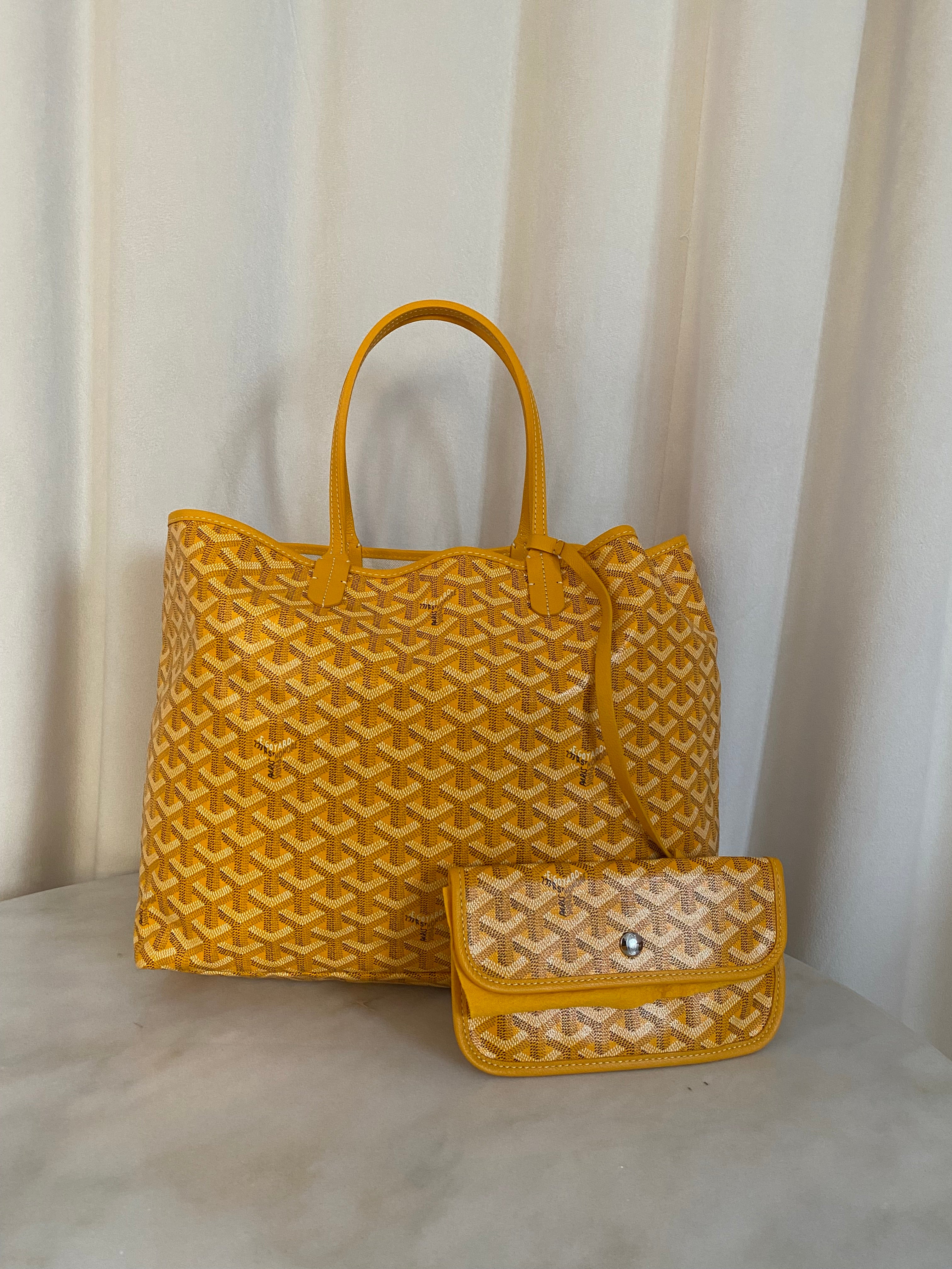 Goyard Yellow Goyardine Saint Louis PM Bag-handbag-Goyard-The Closet Egypt