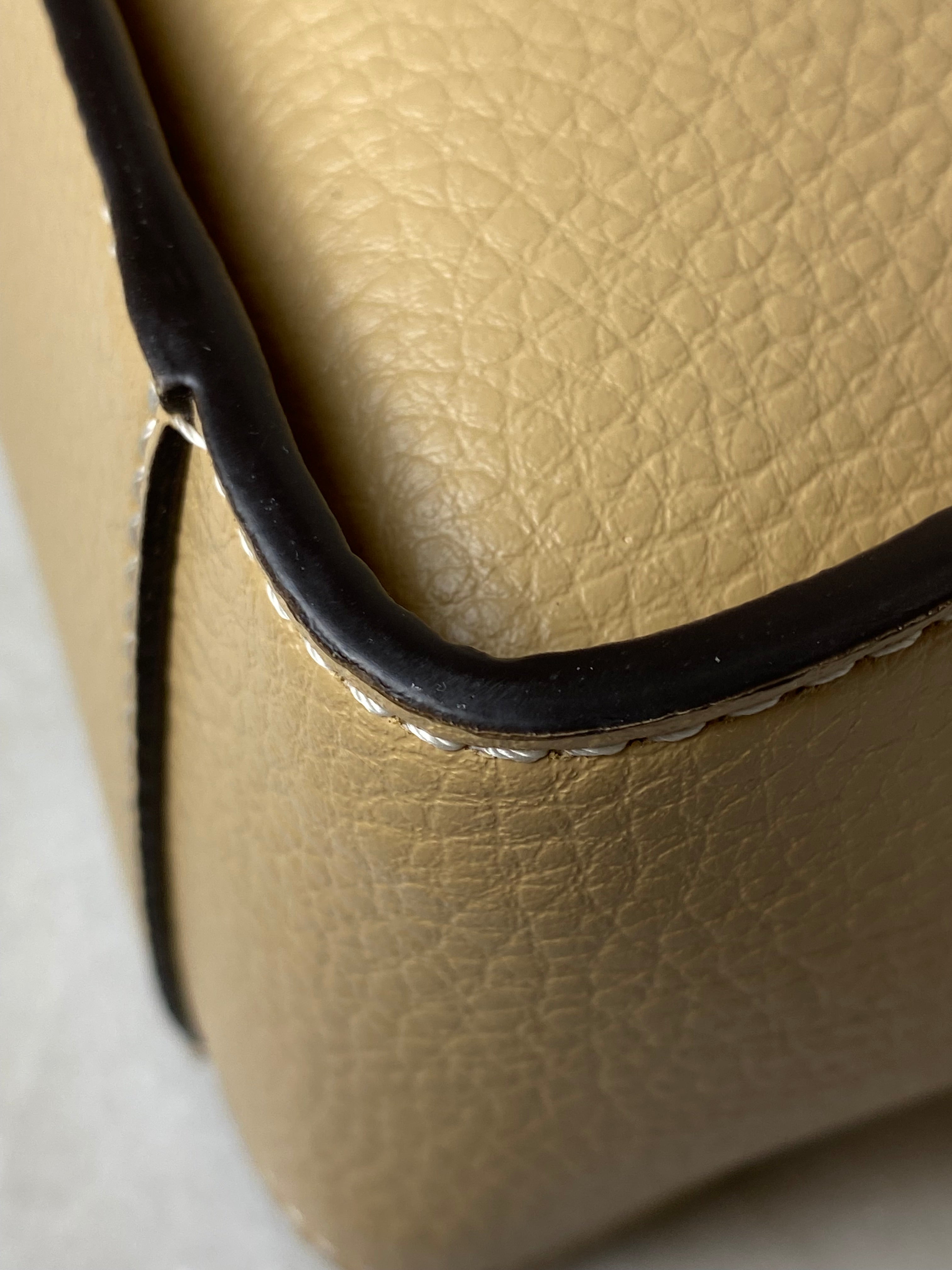Stella Mccartney Beige Mini Embossed Logo Crossbody Bag-handbag-Stella Mccartney-The Closet Egypt