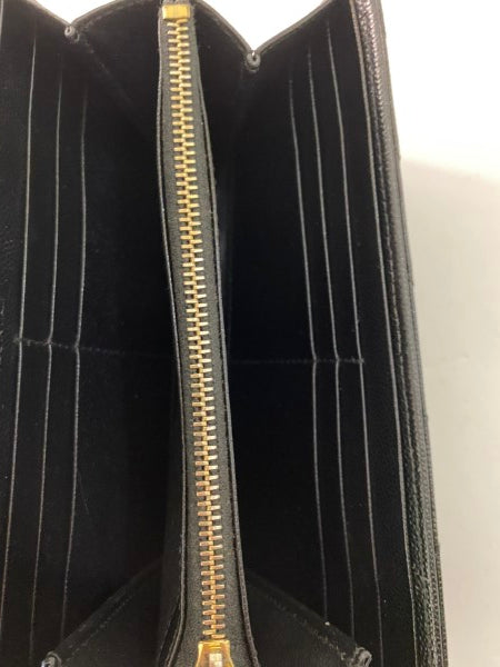 YSL Black Cassandre Wallet-wallet-YSL-The Closet Egypt