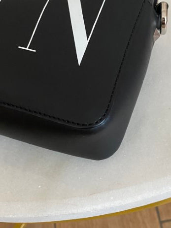 Valentino Black VLTN Crossbody Bag-handbag-Valentino-The Closet Egypt