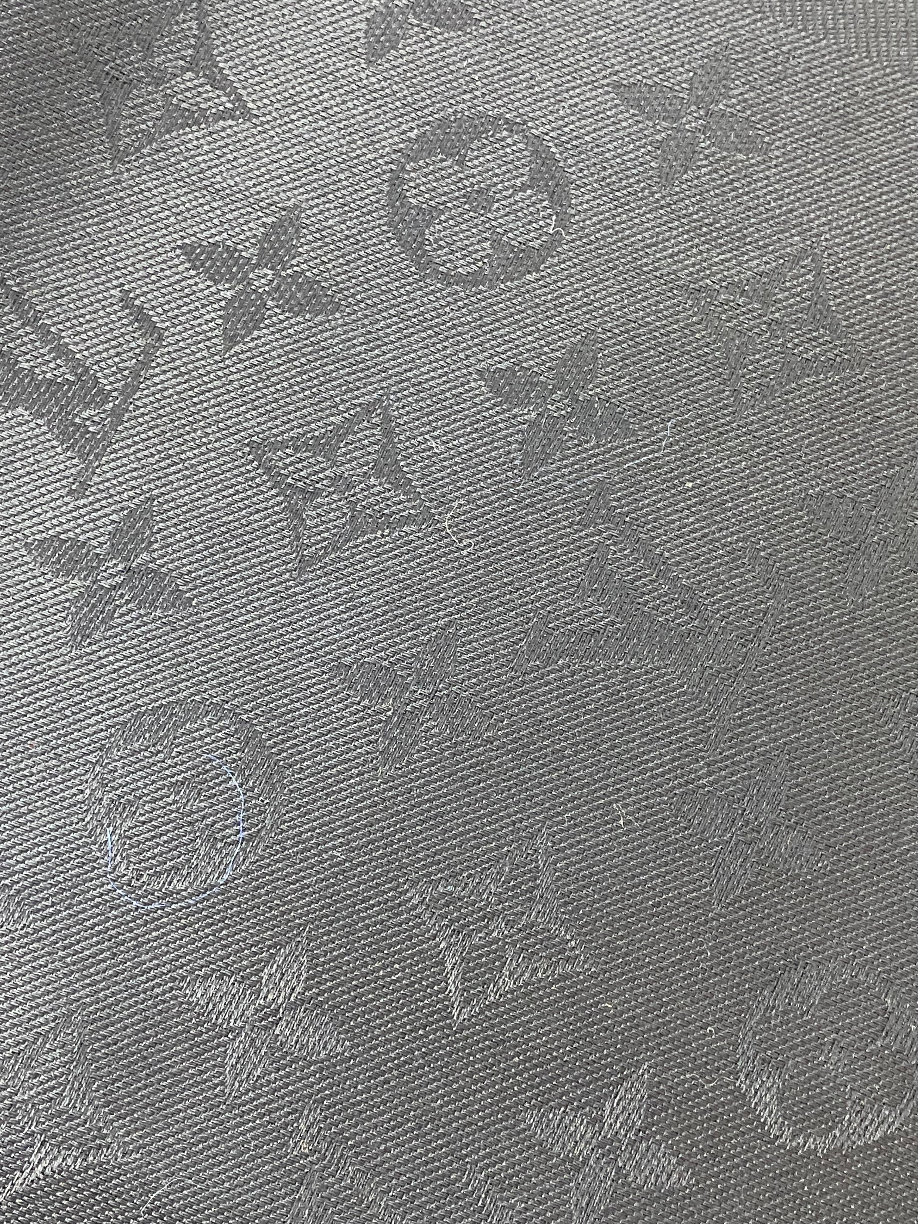 Louis Vuitton Black Monogram Wool Scarf-Scarf-Louis Vuitton-The Closet Egypt